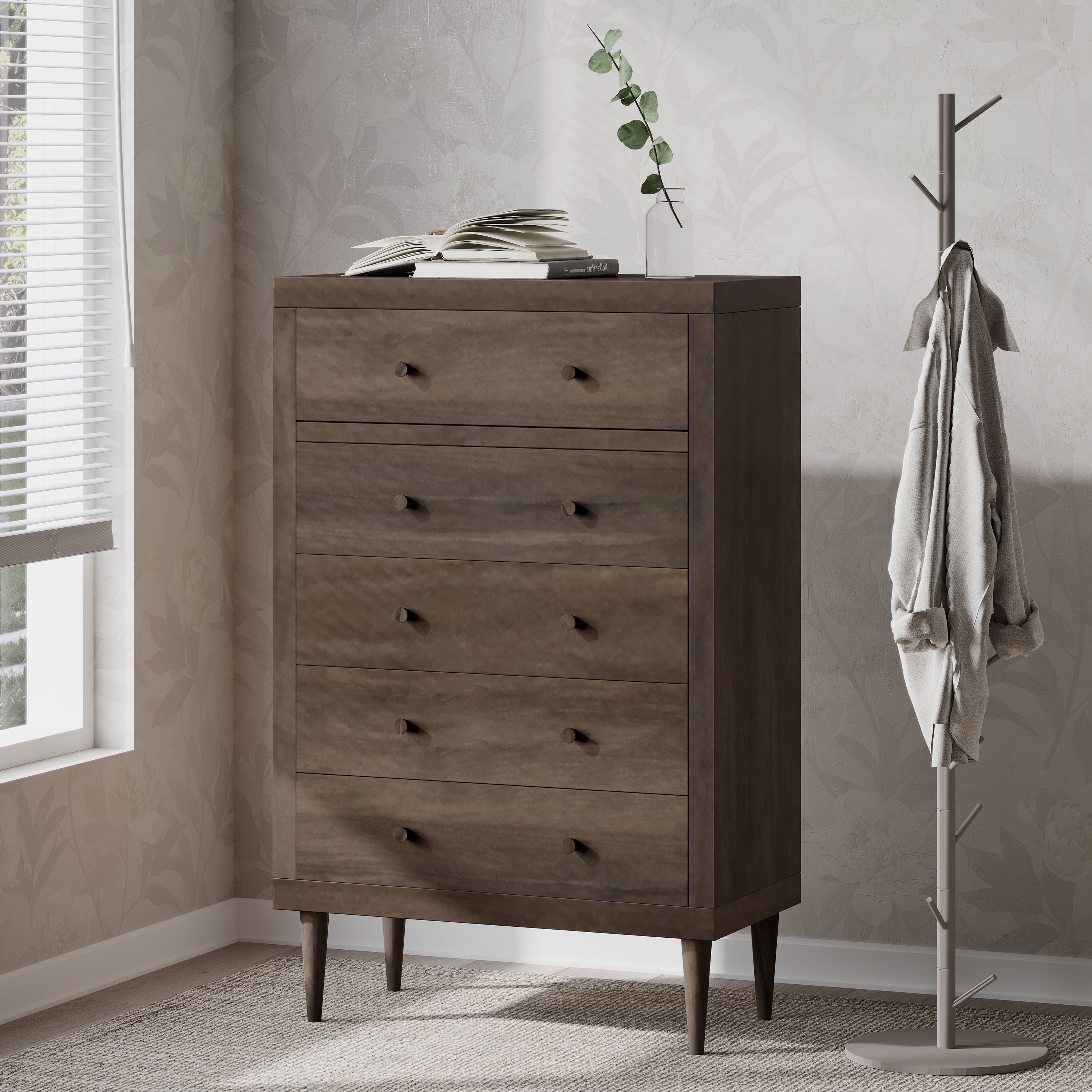 NORDIC 5-DRAWER CHEST