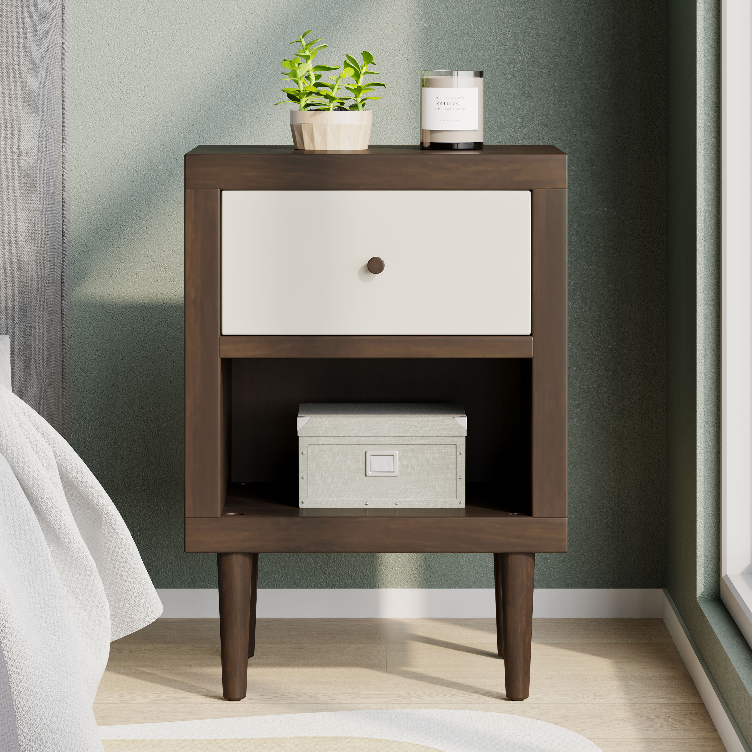 1-DRAWER NIGHTSTAND