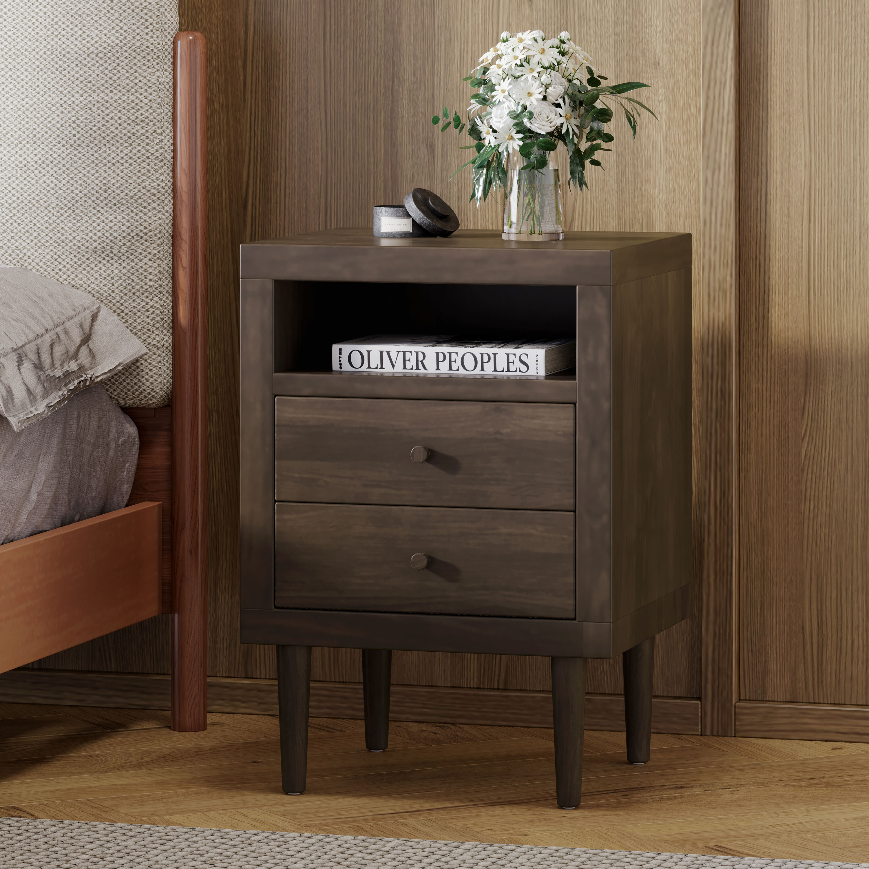 2-DRAWER NIGHTSTAND