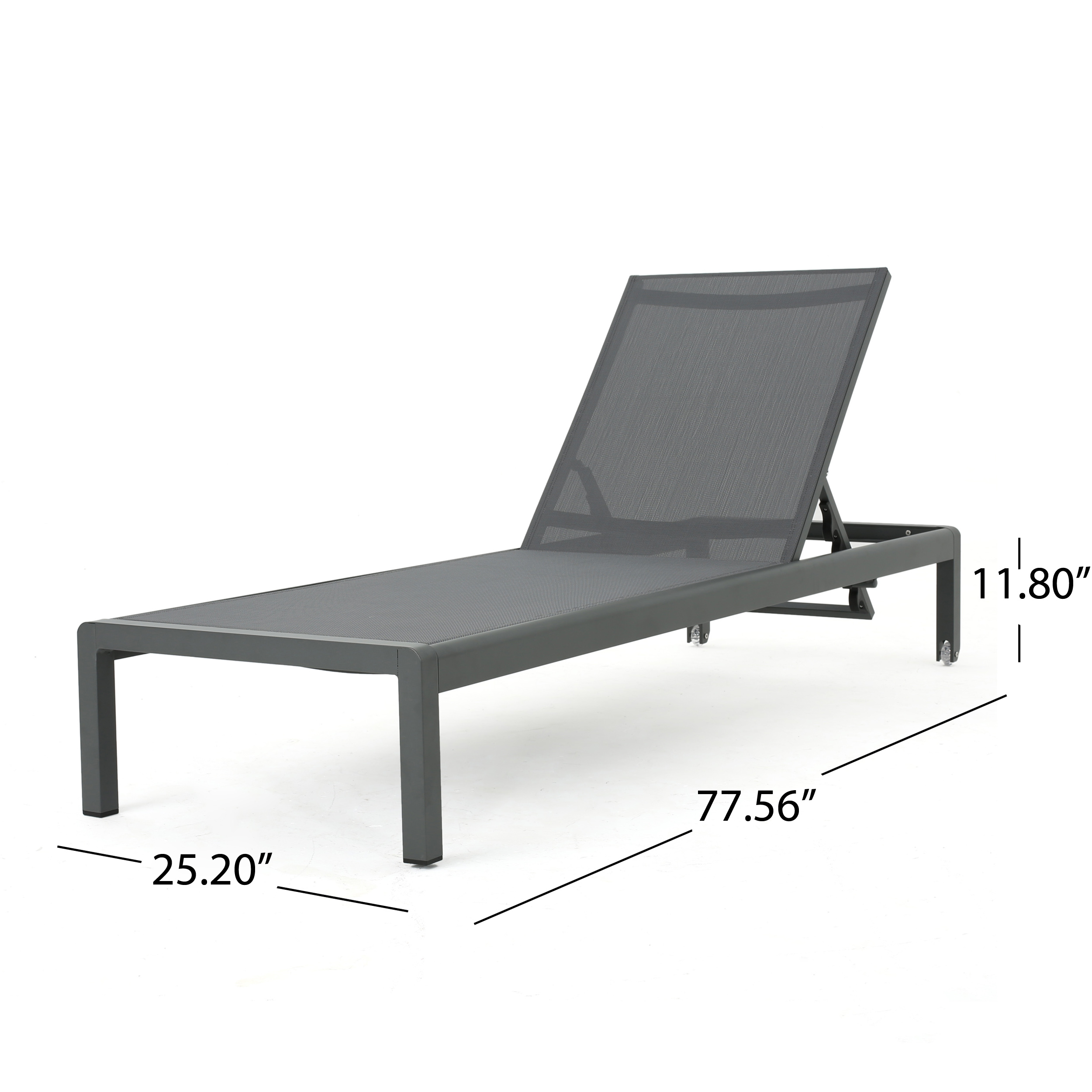 CAPE CORAL KD CHAISE LOUNGE GREY