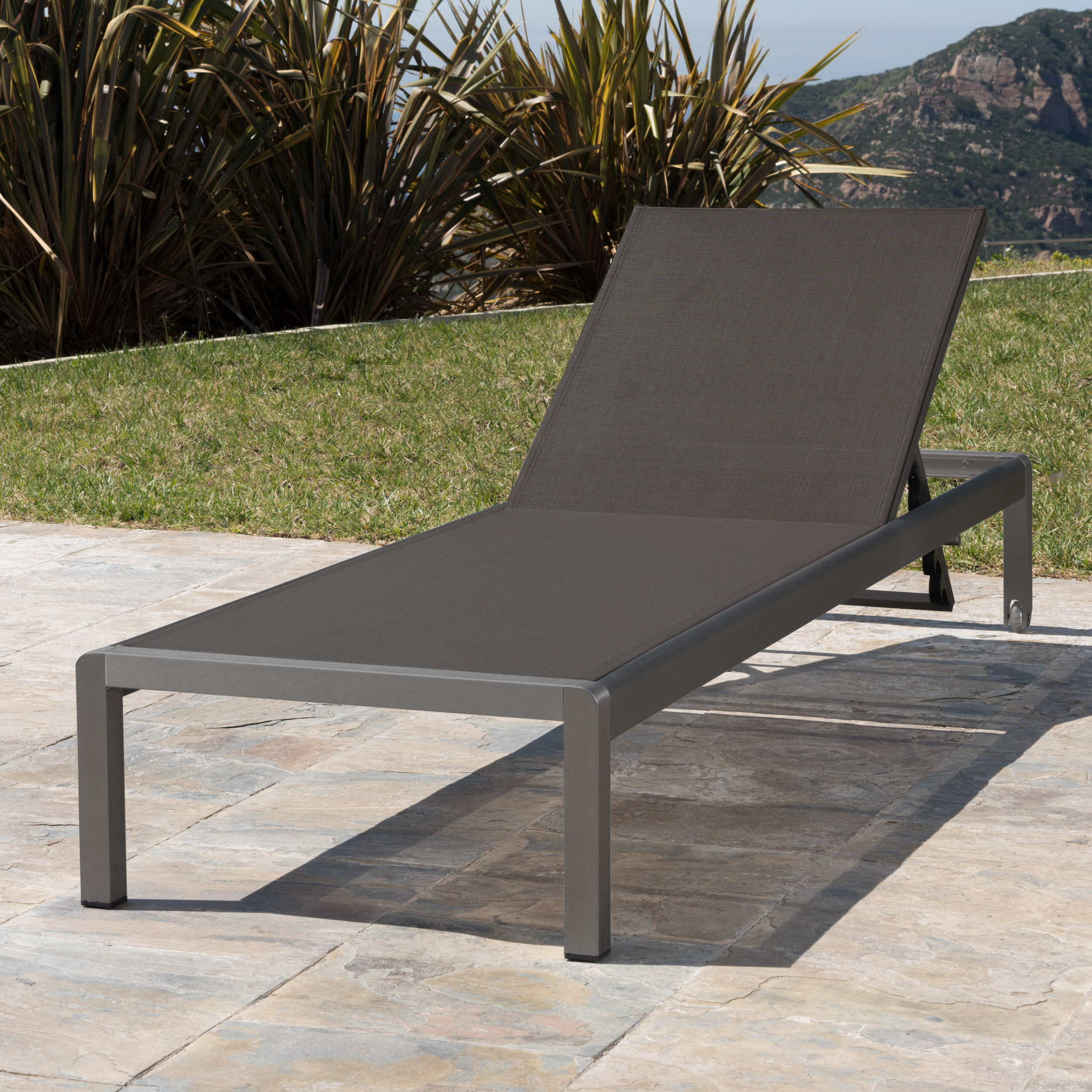 CAPE CORAL KD CHAISE LOUNGE GREY