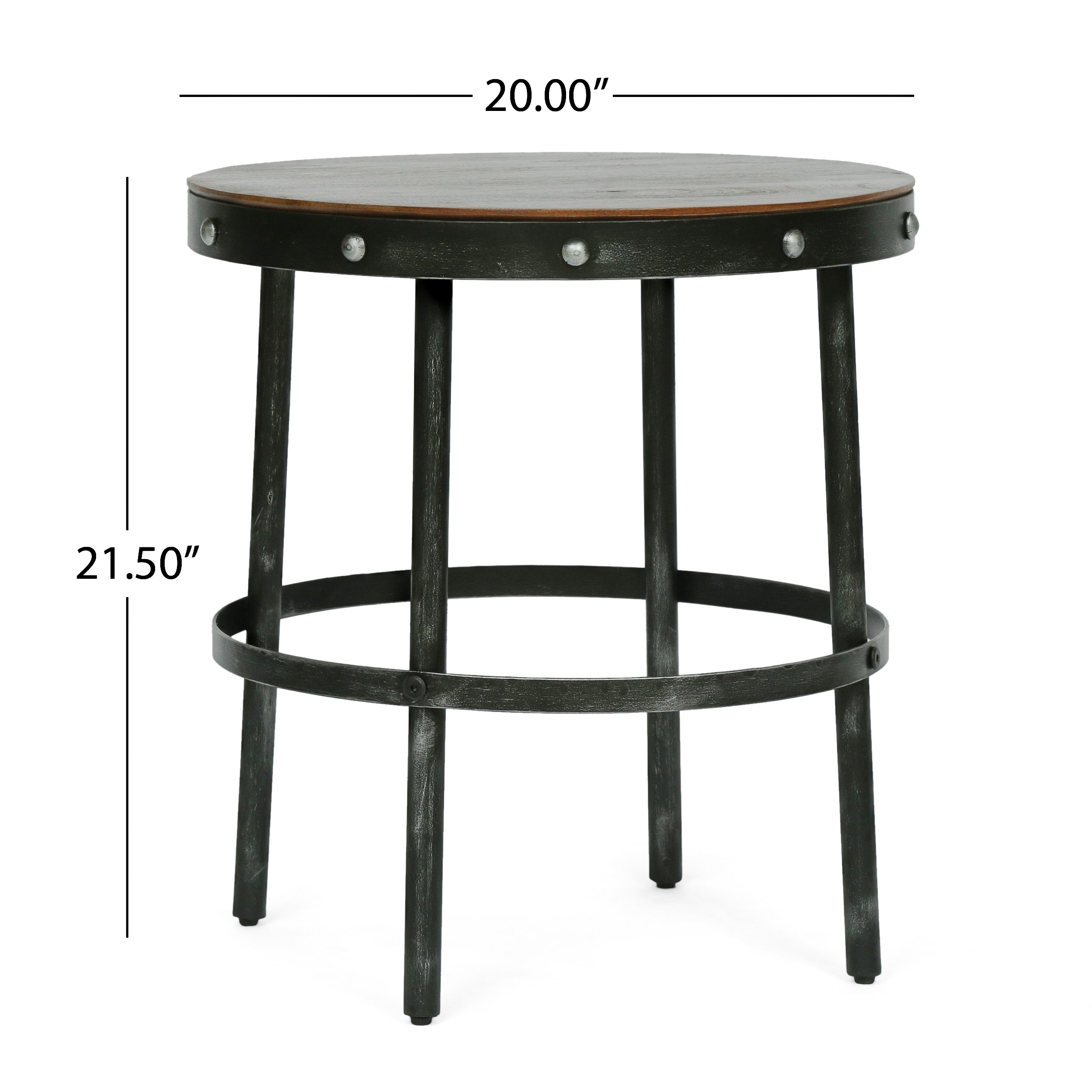 RIVET SIDE TABLE