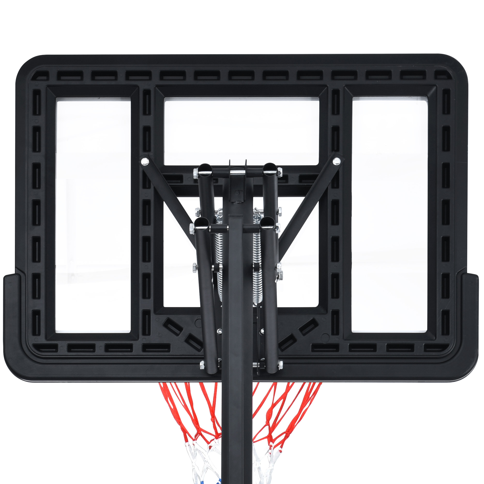 Portable Basketball Hoop Basketball System 8-10ft Height Adjustable for Youth Adults LED Basketball Hoop Lights, Colorful lights, Waterproof,Super Bright to Play at Night Outdoors,Good Gift for Kids