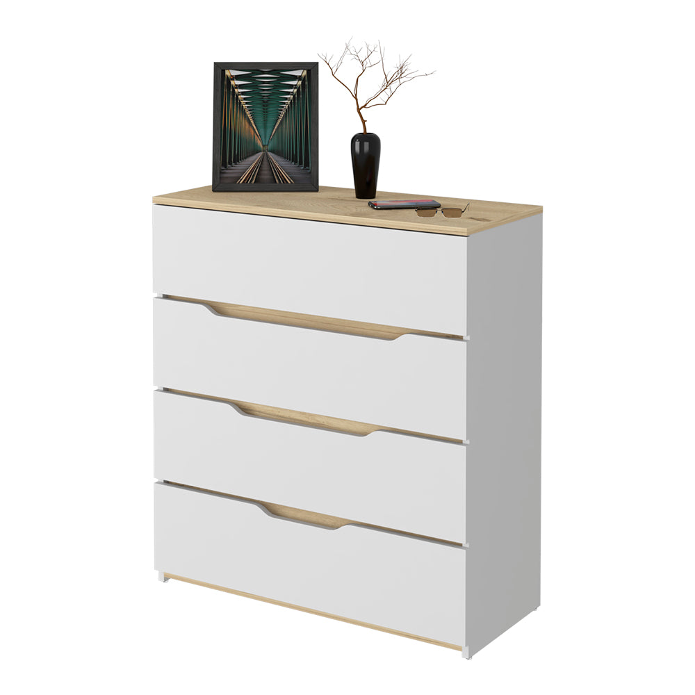 California Drawer Dresser, Four Spacious Drawers, Superior Top