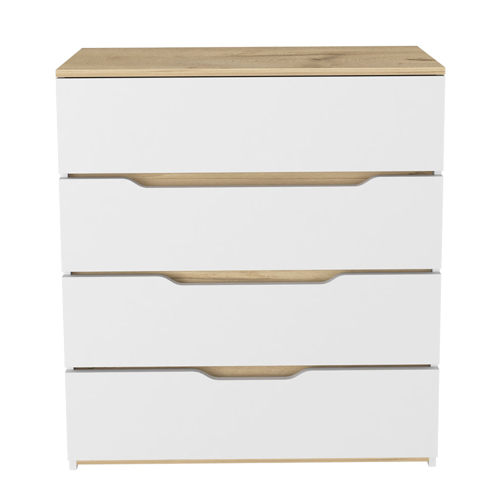 California Drawer Dresser, Four Spacious Drawers, Superior Top