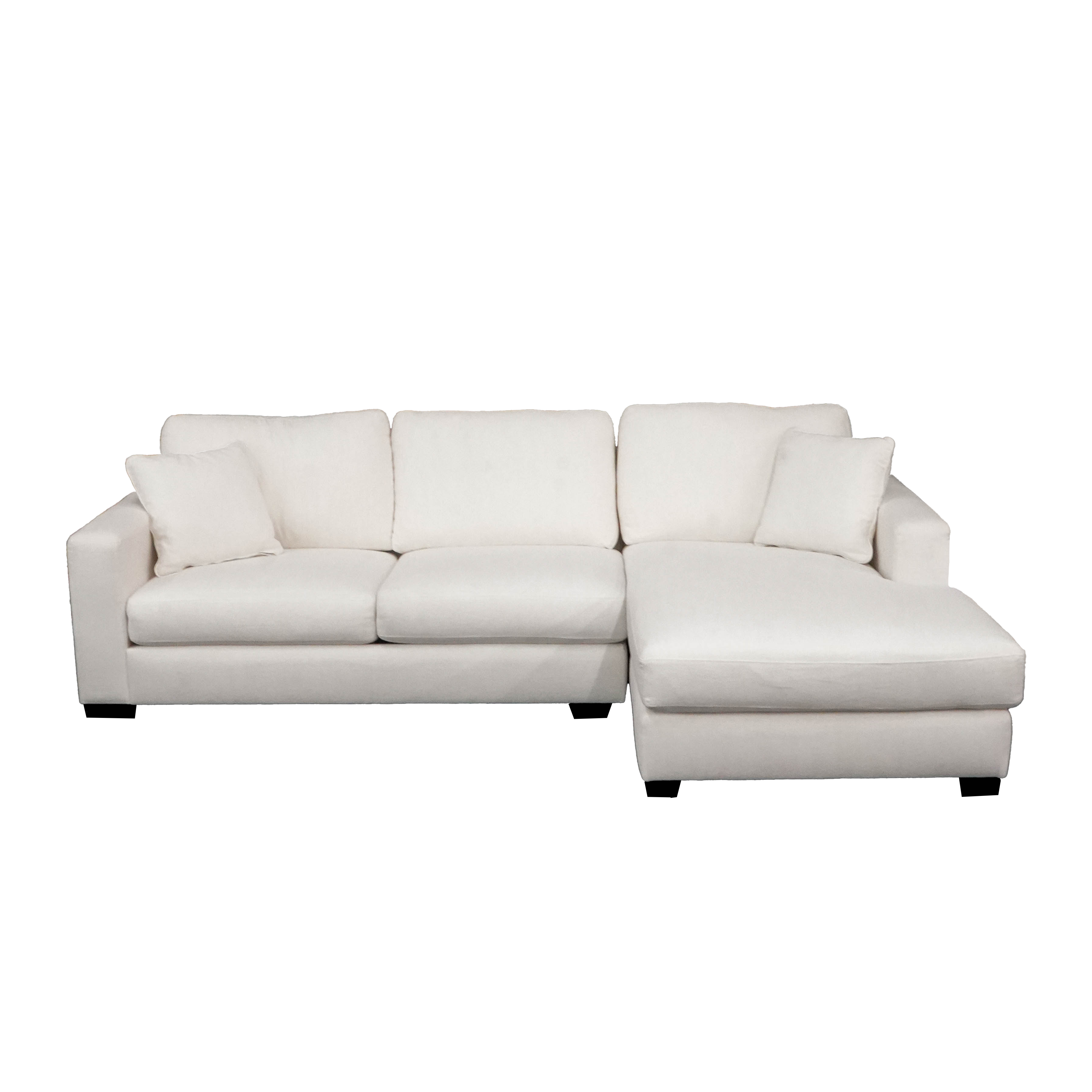 Concord Performance White Modular 2 piece Sectional