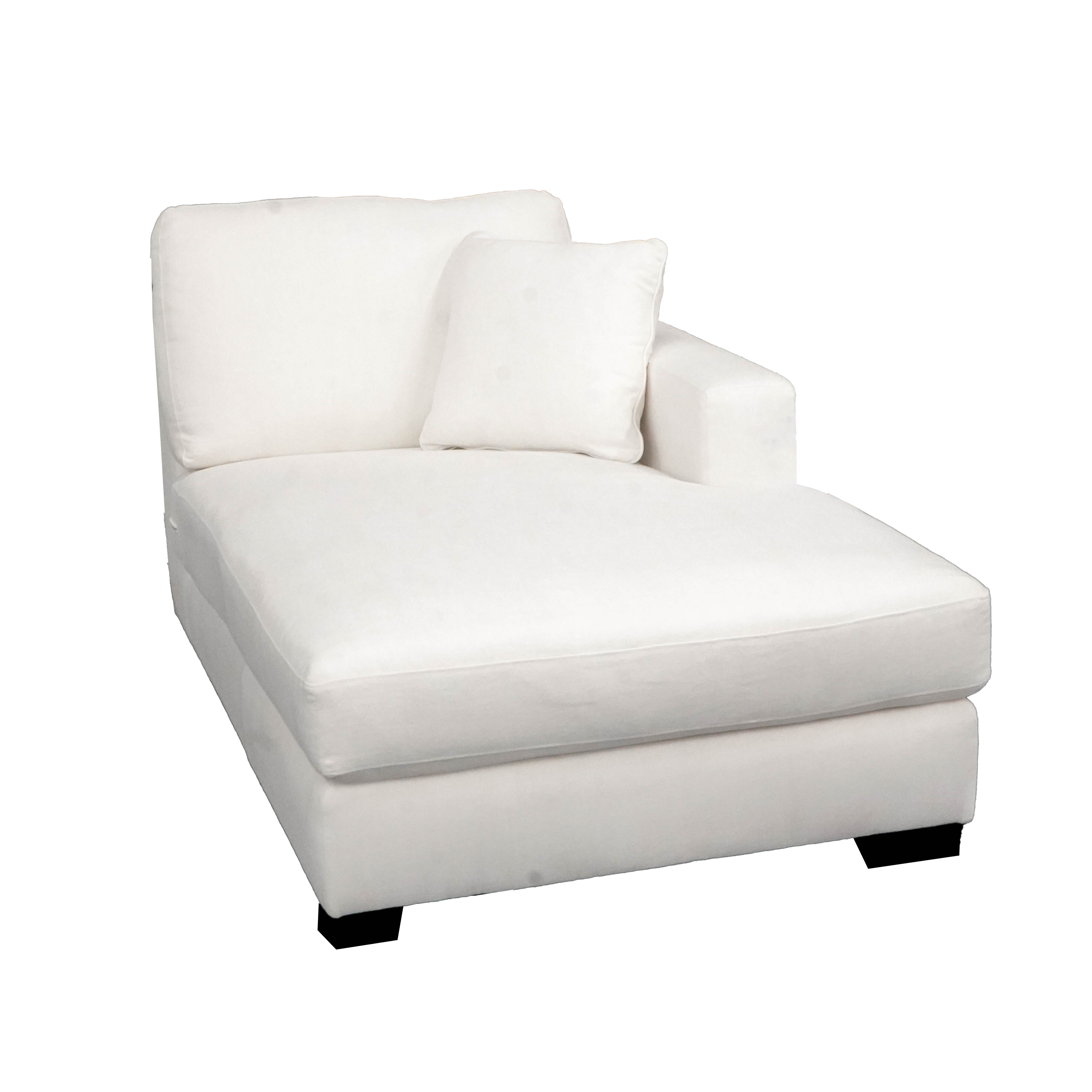 Concord Performance White Modular 2 piece Sectional