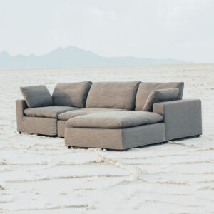 Harper Luxe Grey Sectional - 6 seat Configuration