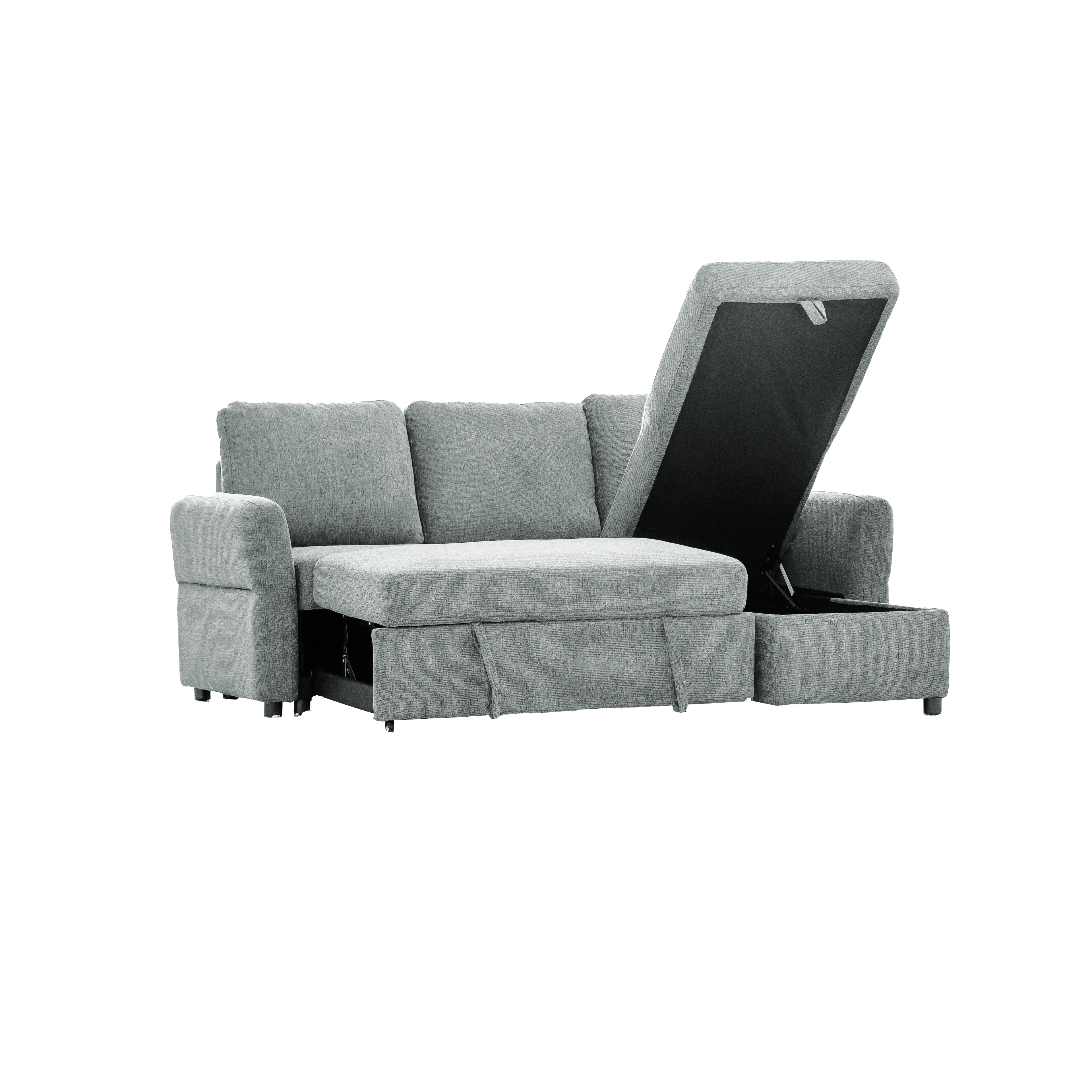 Regis Storage Bed Sectional Grey