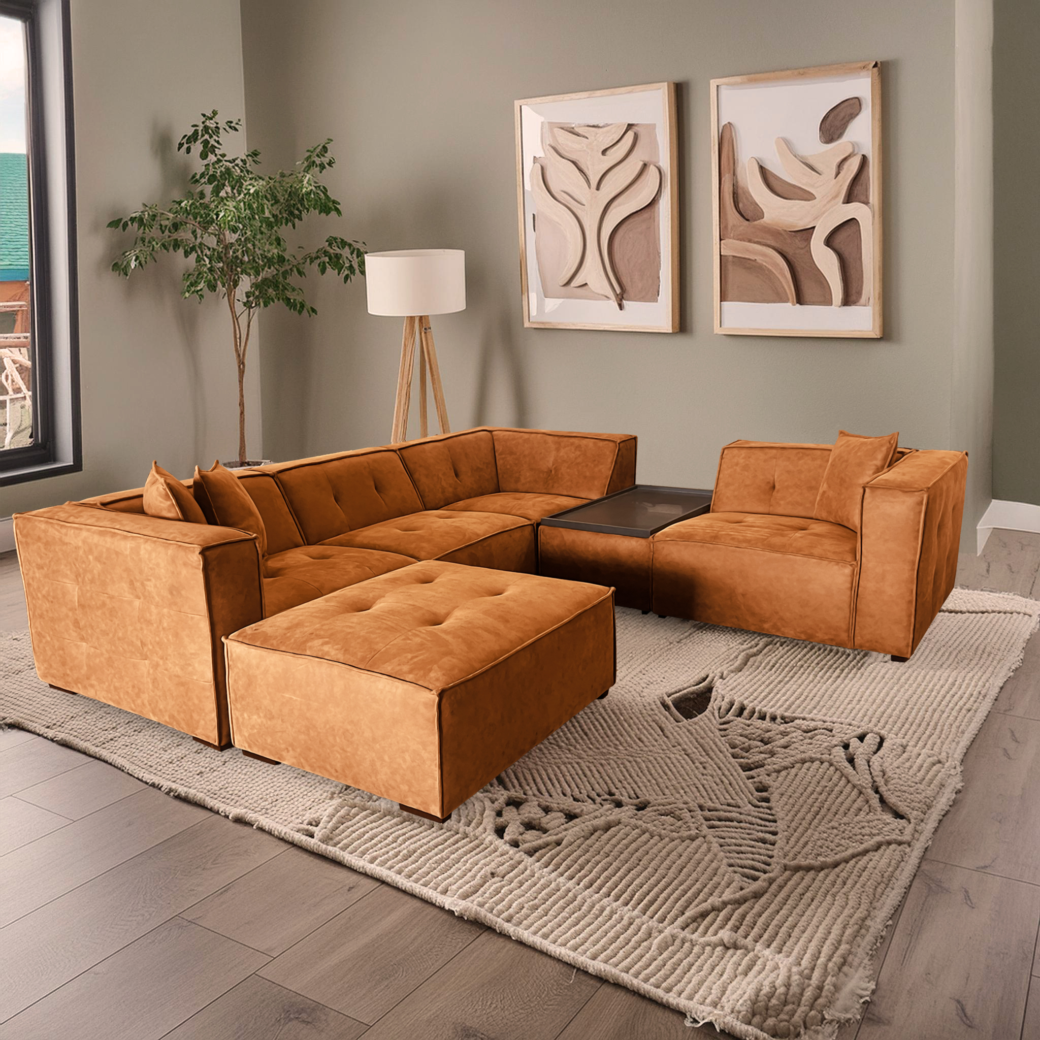 Logan Pet-Friendly 6-piece Sectional