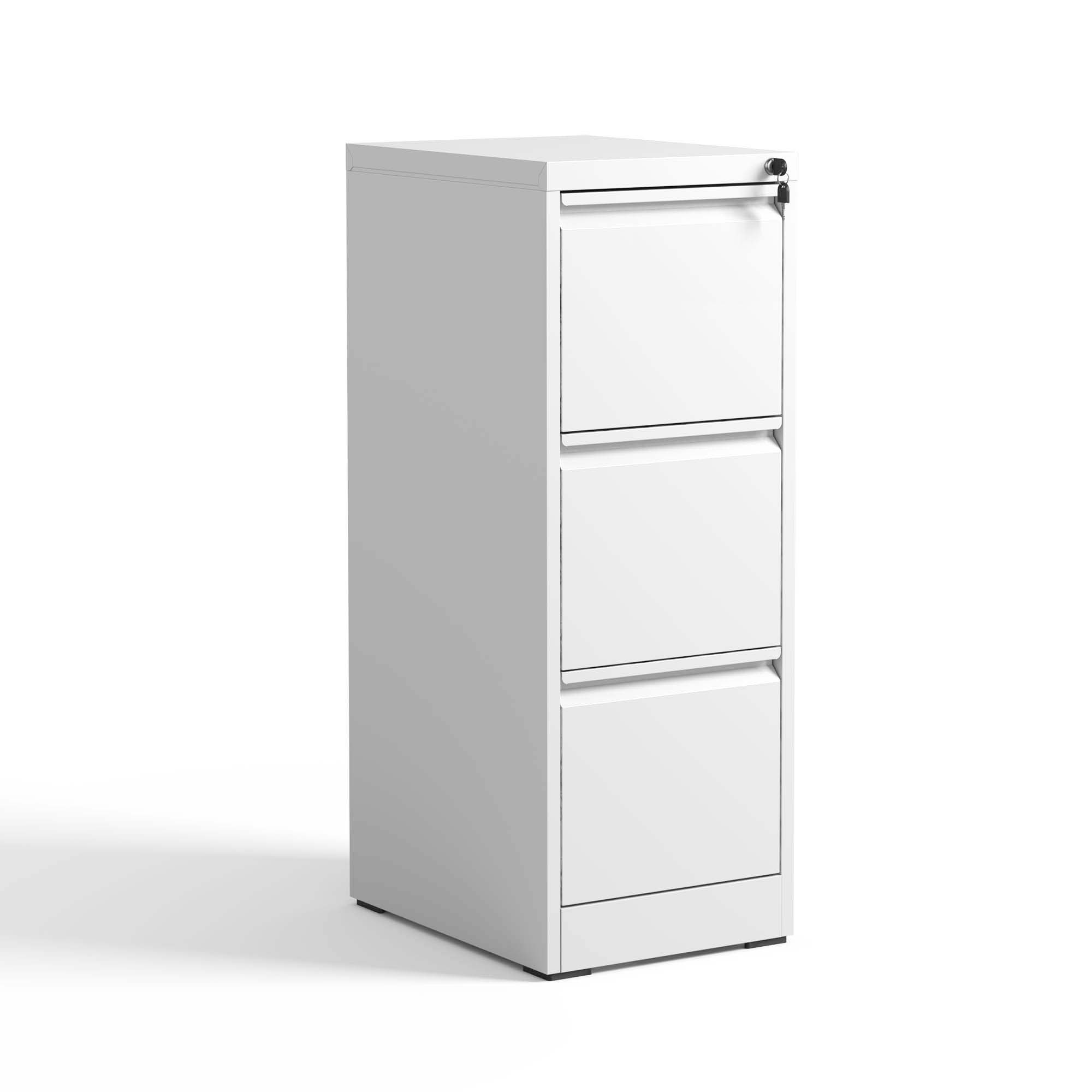 3 Drawer Metal Vertical File Cabinet with Lock Office Home Steel Vertical File Cabinet for A4 Legal/Letter Size3