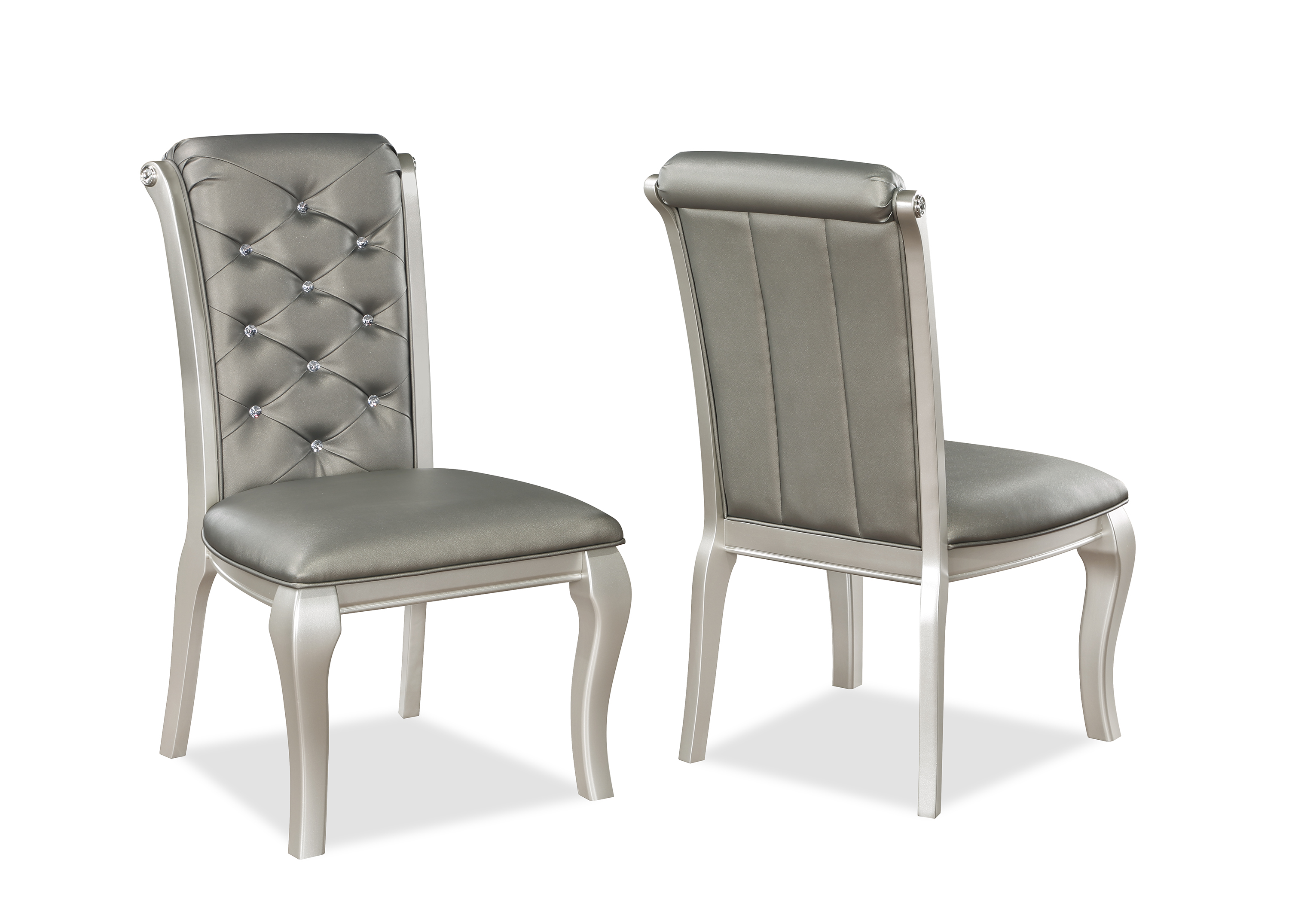 Caldwell - Side Chair (Set of 2) - Pearl Silver