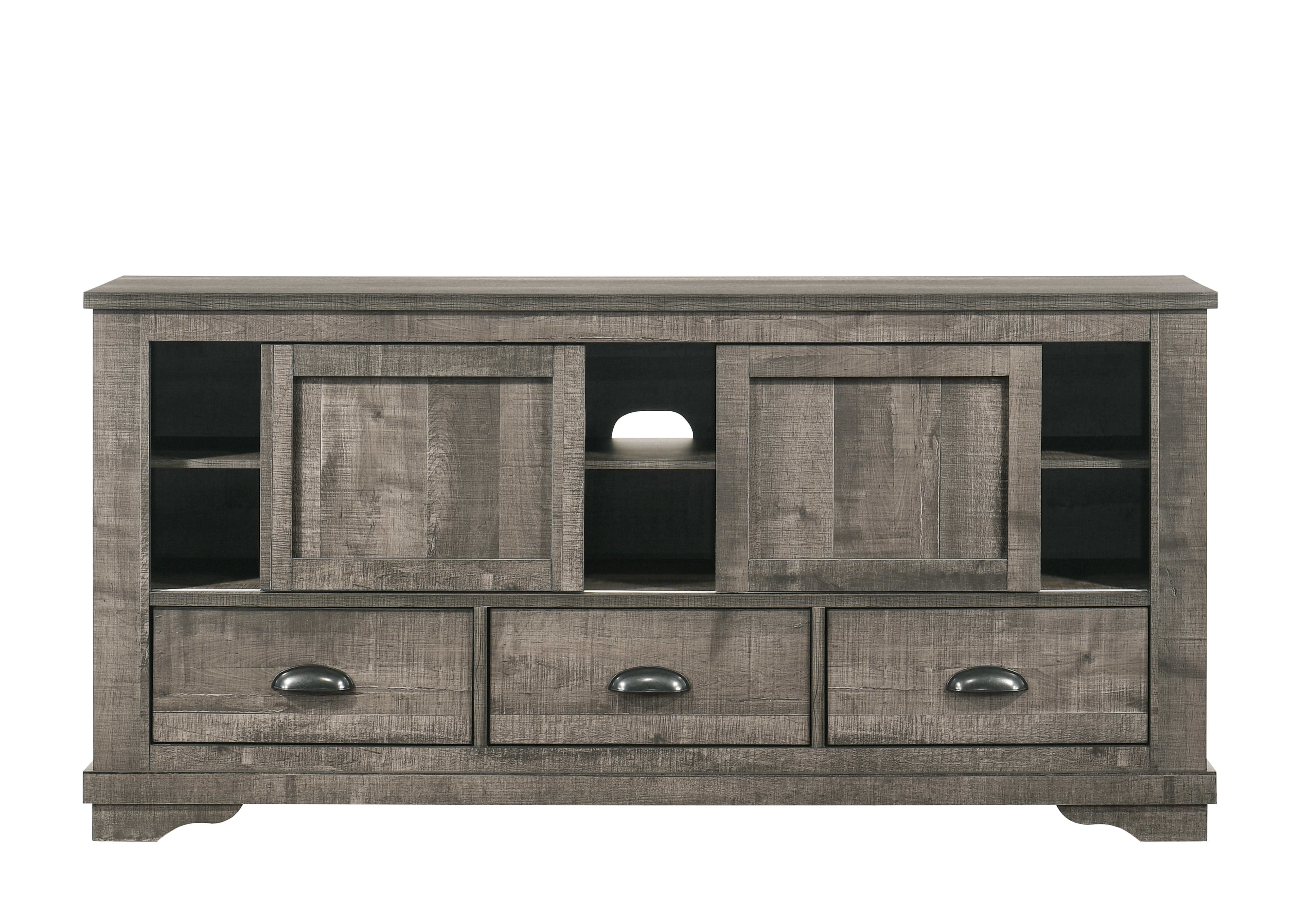 Coralee - Tv Stand - Dark Brown