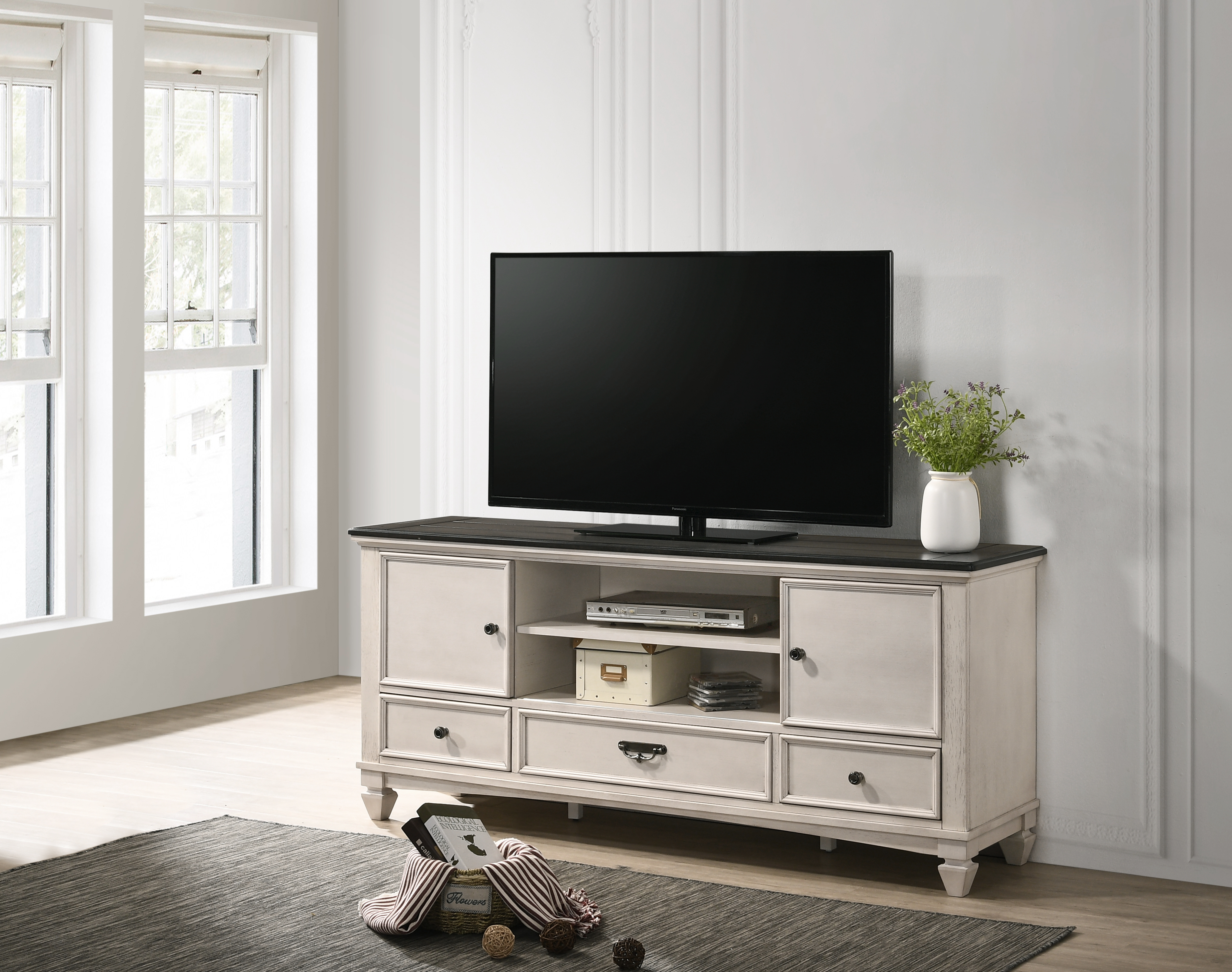 Sawyer - Tv Stand - Beige