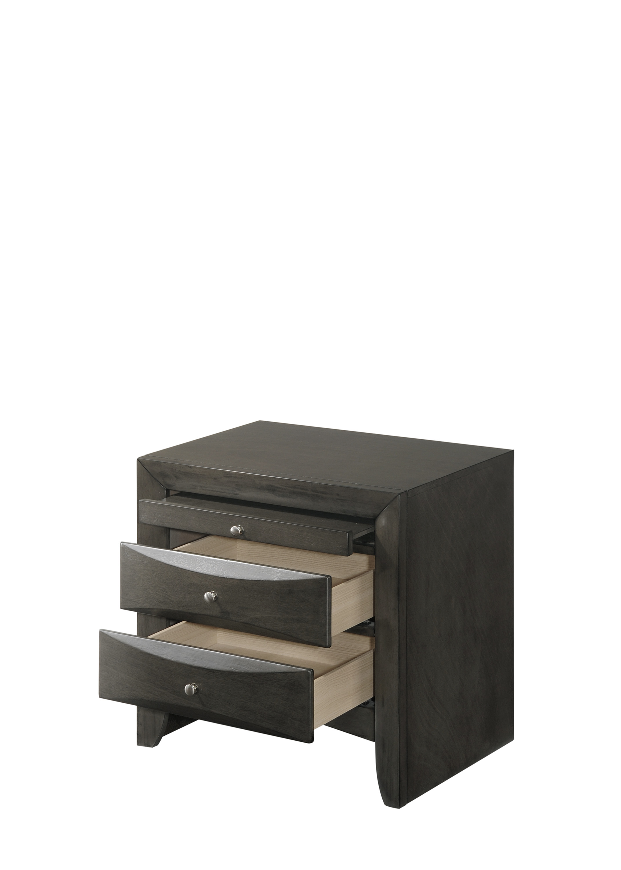 Emily - Nightstand - Gray