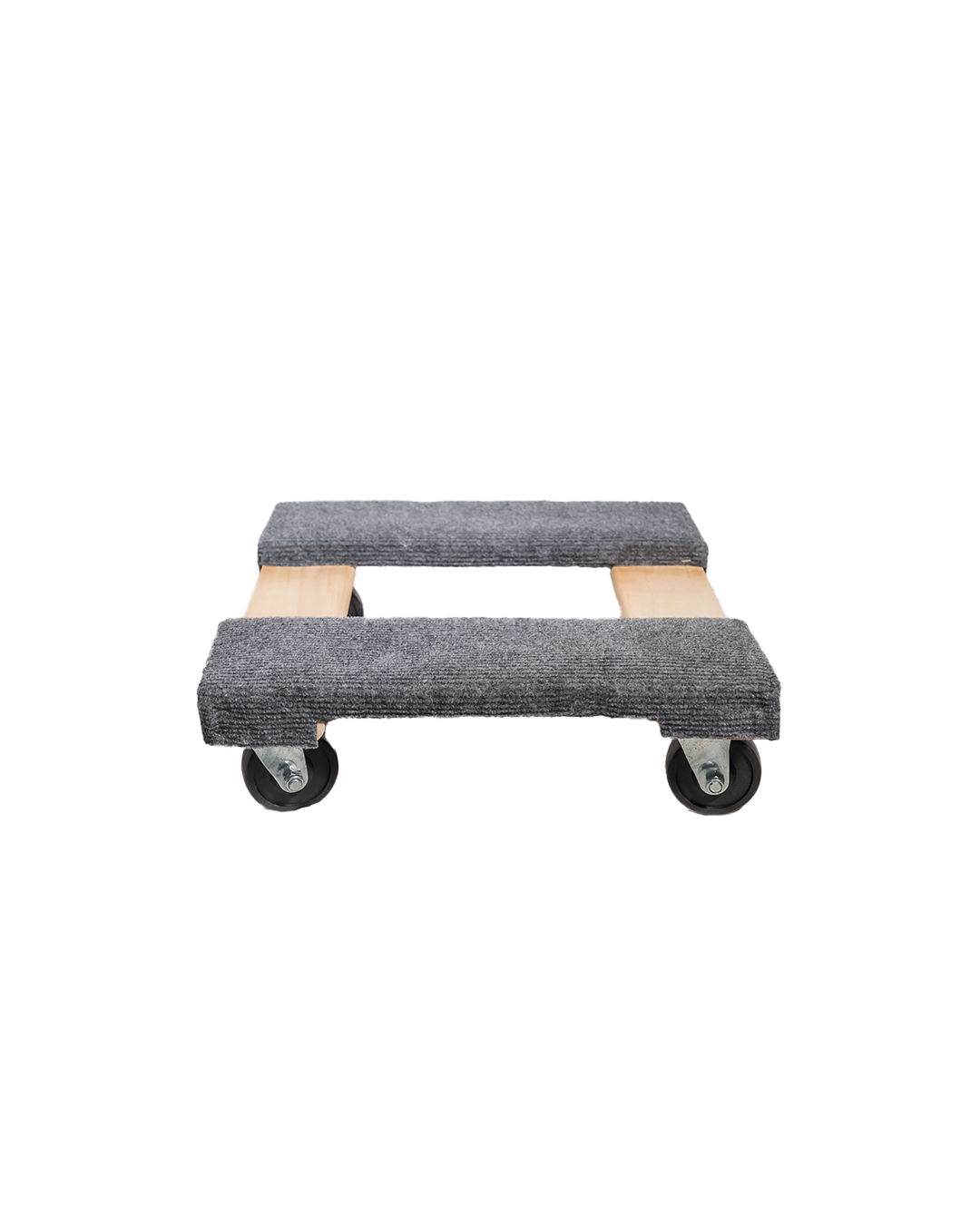 Hardwood Dolly 16" x 16" with Carpet 3" Hard Rubber Wheels