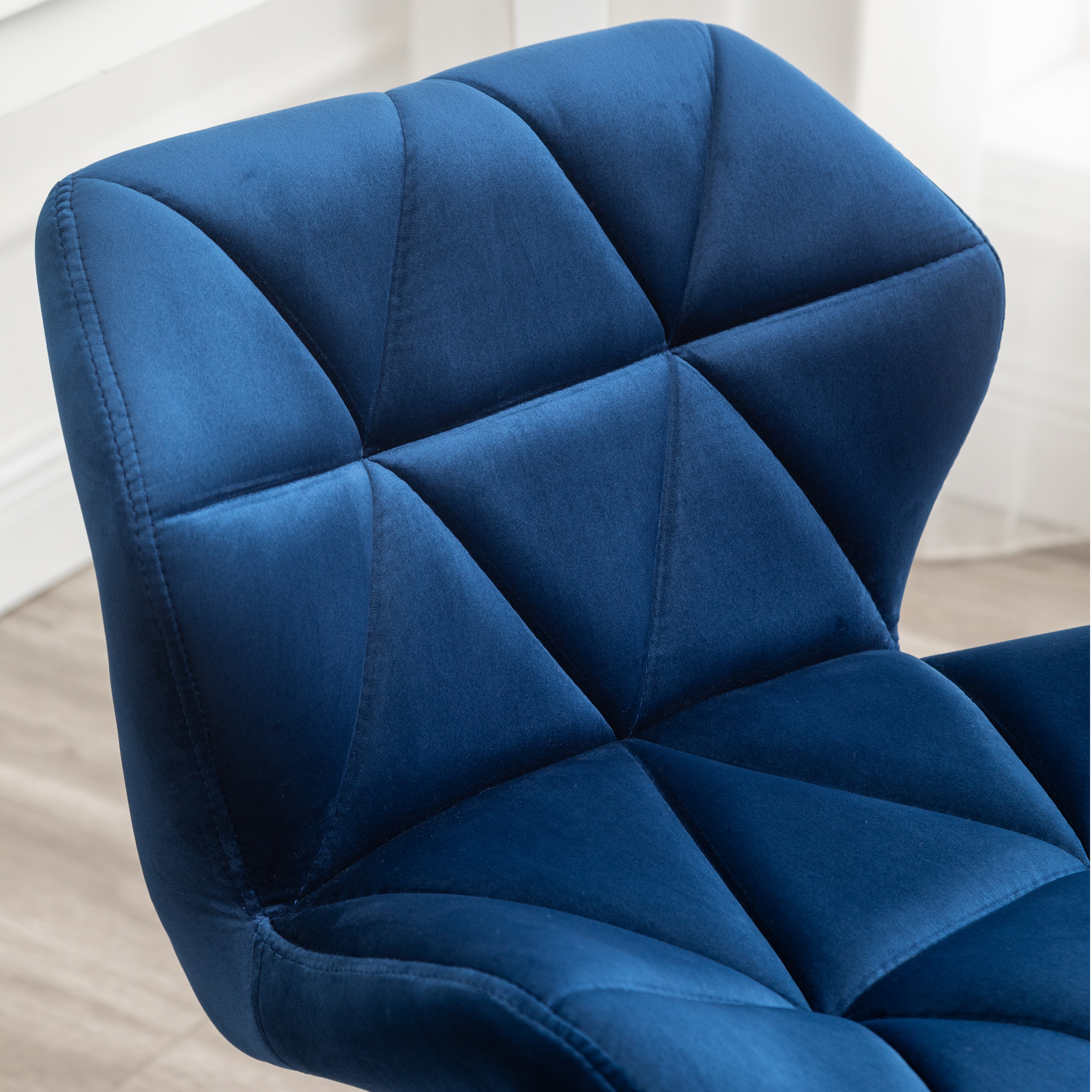 Eldon Diamond Tufted Adjustable Swivel Office Chair, Blue