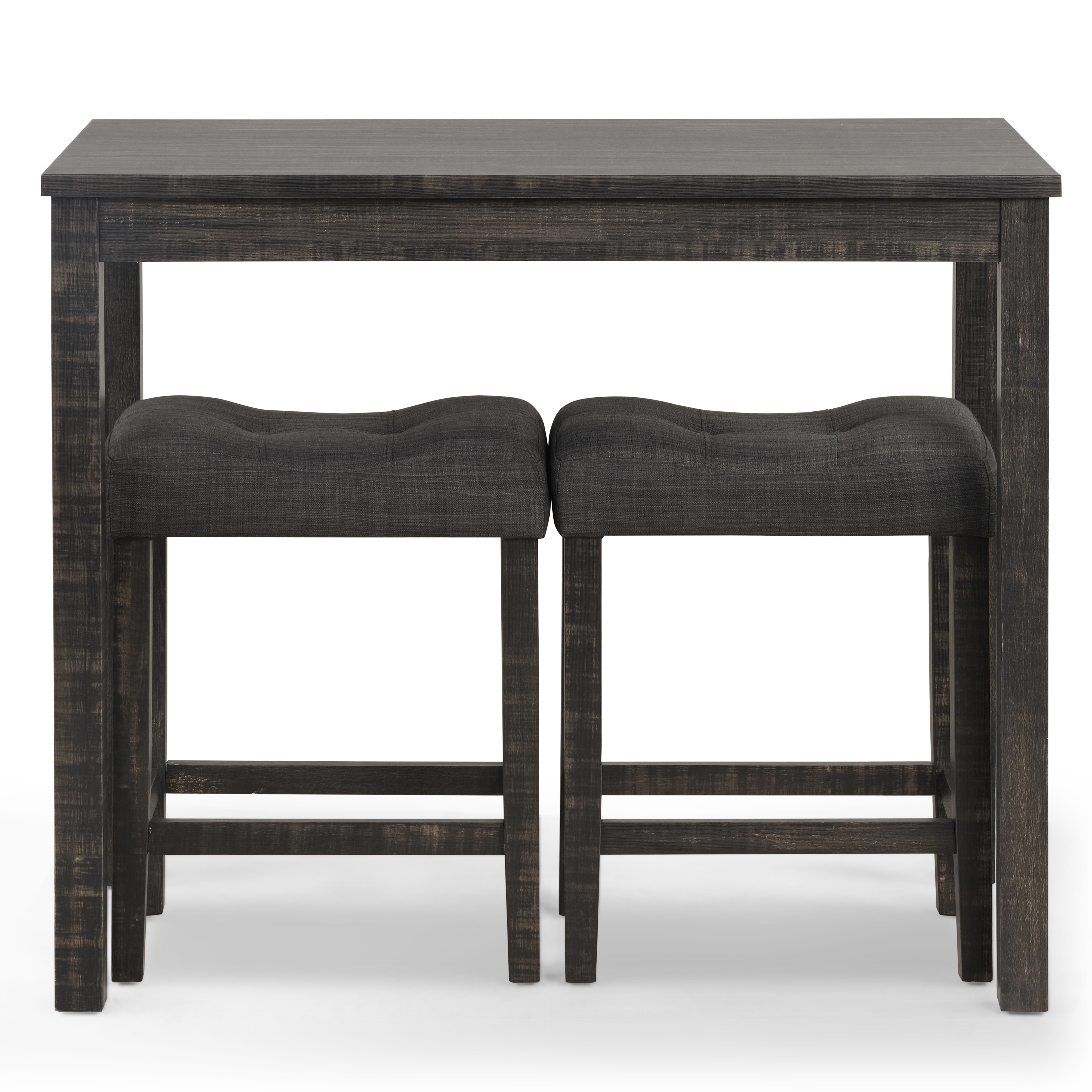 Sora Wood 3-Piece Counter Height Dining Set, Gray