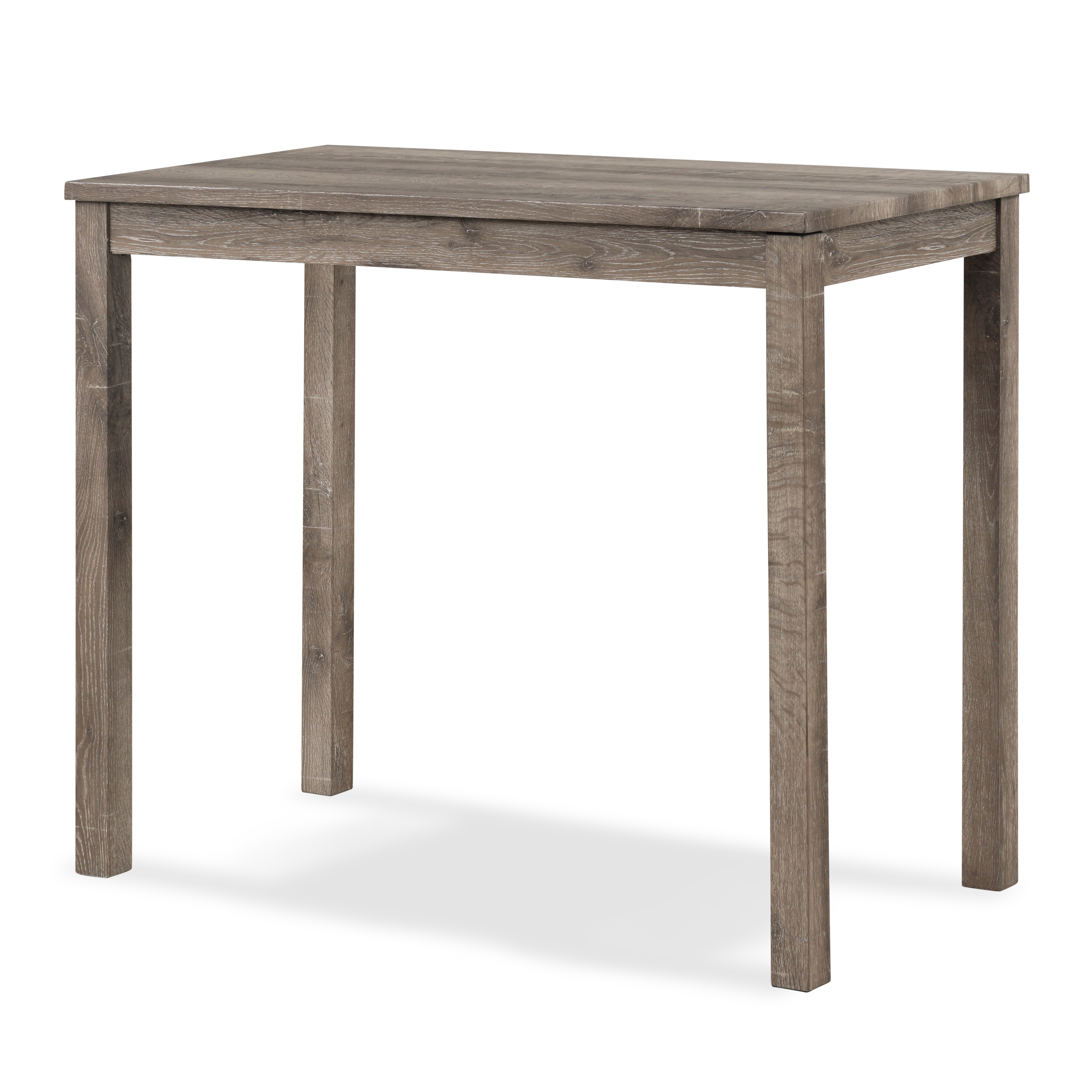 Sora Wood 3-Piece Counter Height Dining Set, Taupe