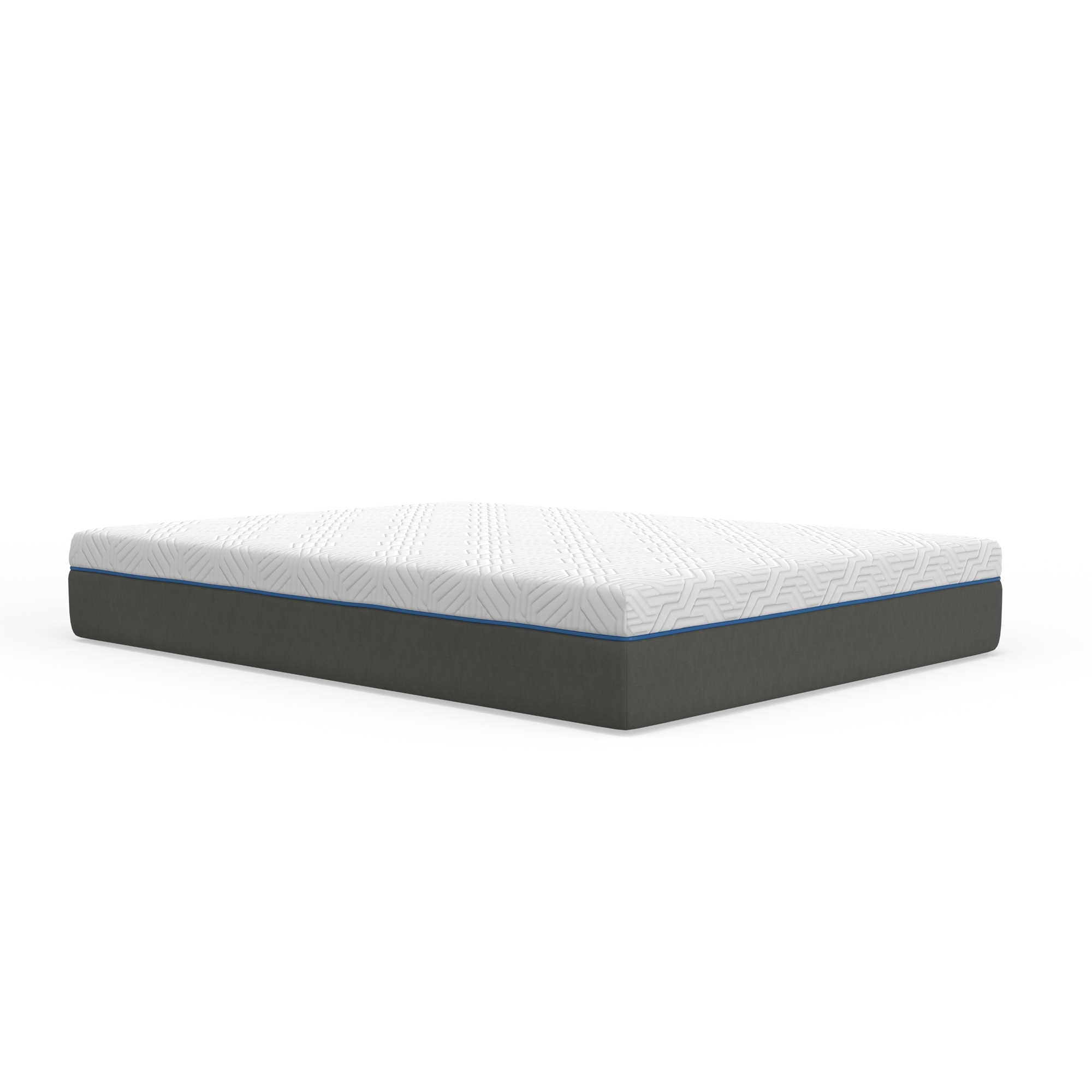 12" Lavender Firm Gel Memory Foam Mattress with Edge Support and Air Grid Twin Long