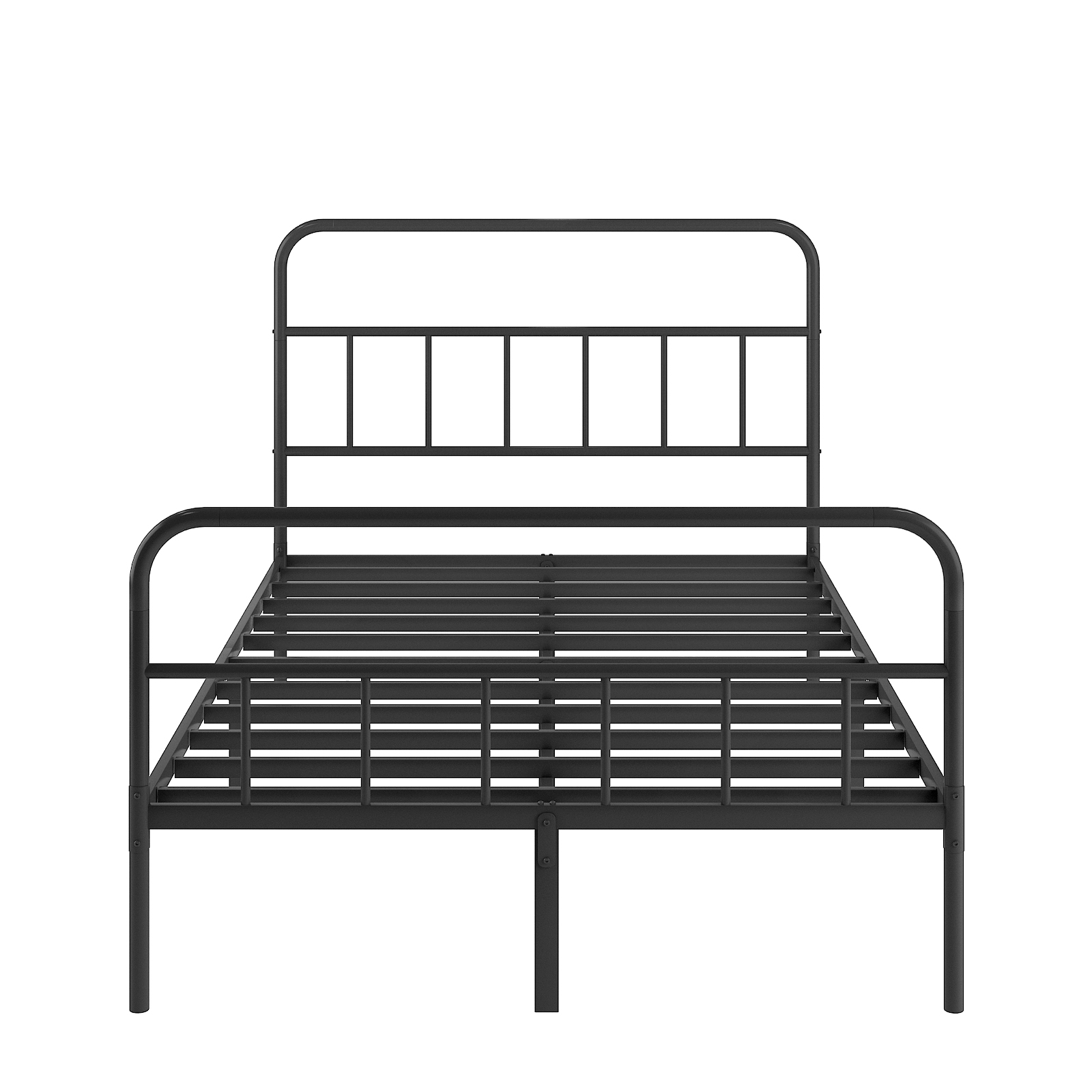 Metal Platform Bed frame with Headboard, Sturdy Metal Frame, No Box Spring Needed(Full)