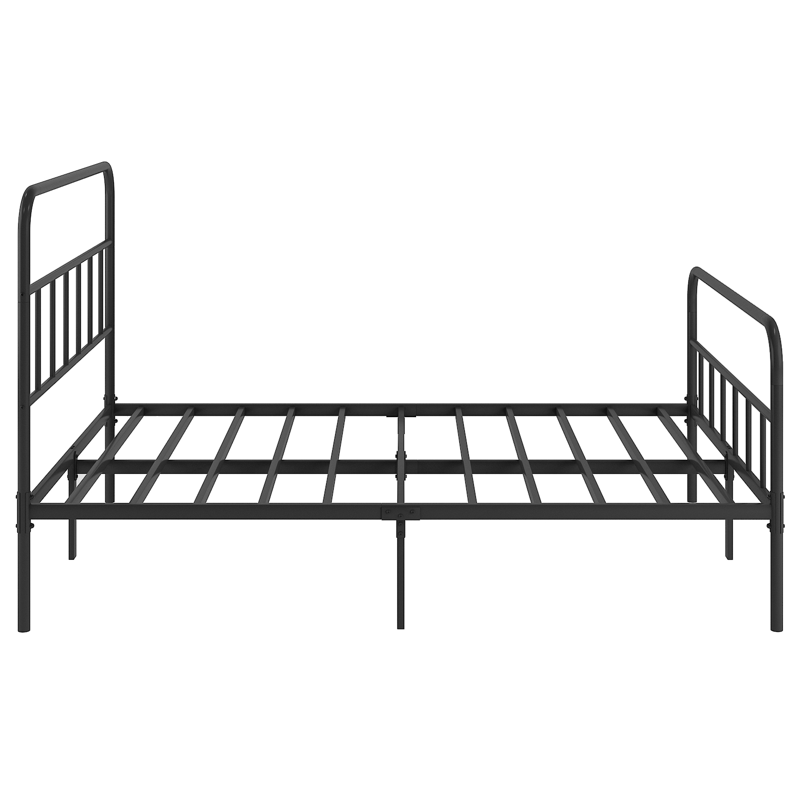 Metal Platform Bed frame with Headboard, Sturdy Metal Frame, No Box Spring Needed(Full)