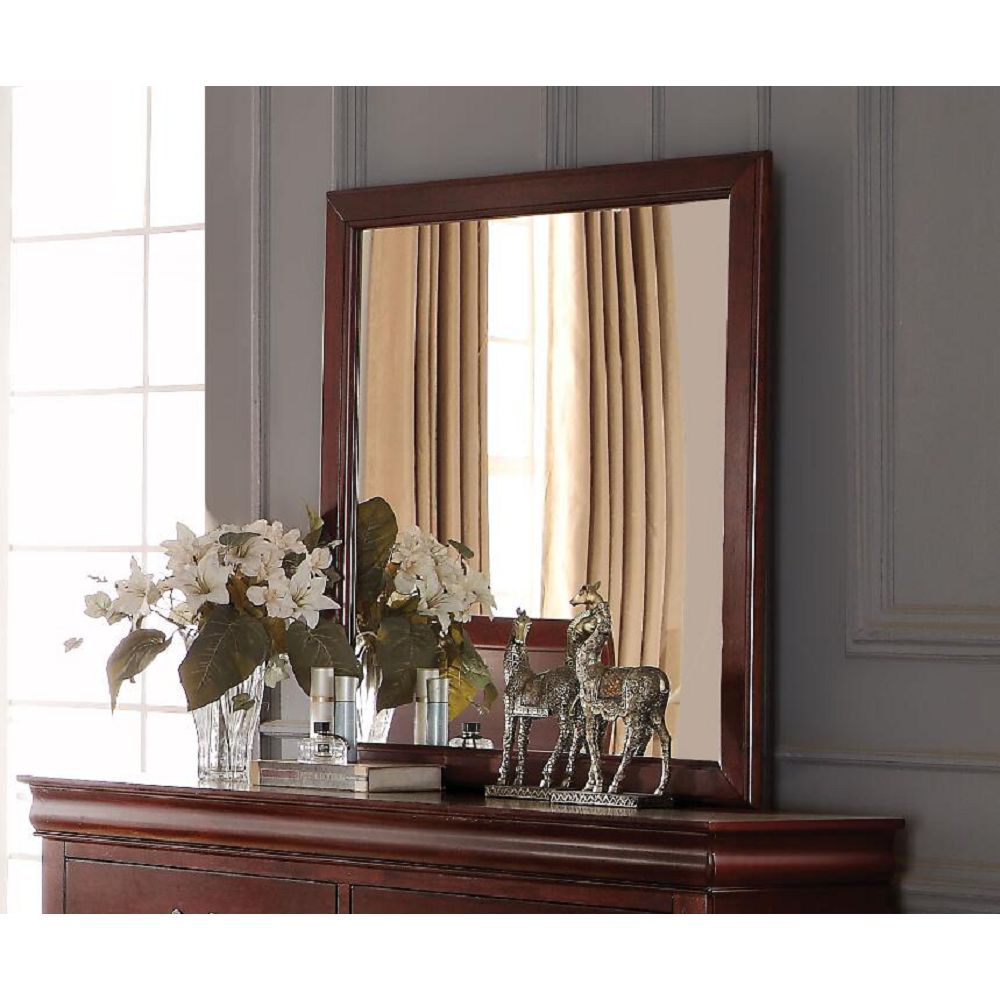 ACME Louis Philippe Mirror ในสีเชอร์รี่ 23754