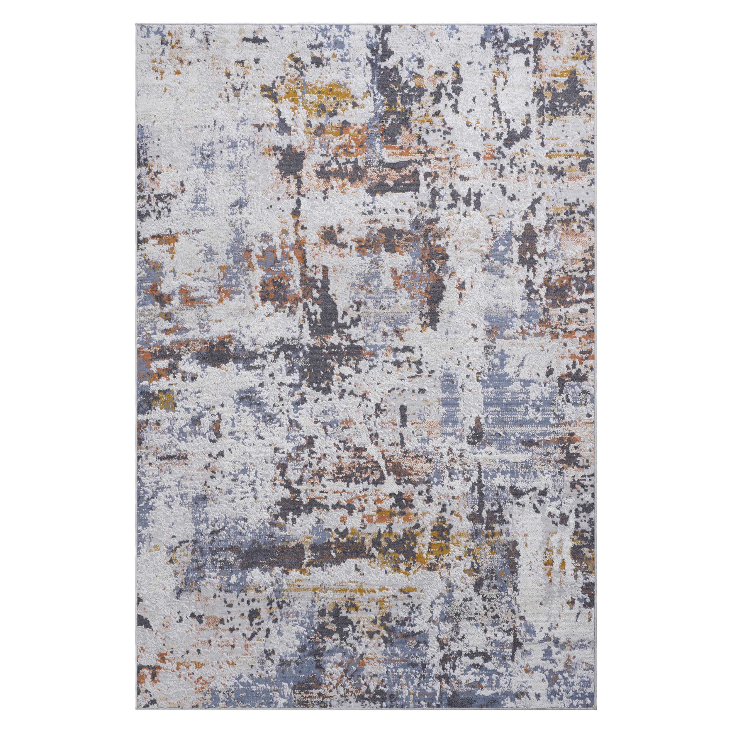 NAAR PAYAS Collection 2X3 Ivory/Blue/Traditional Non-Shedding Living Room Bedroom Dining Home Office Stylish and Stain Resistant Area Rug