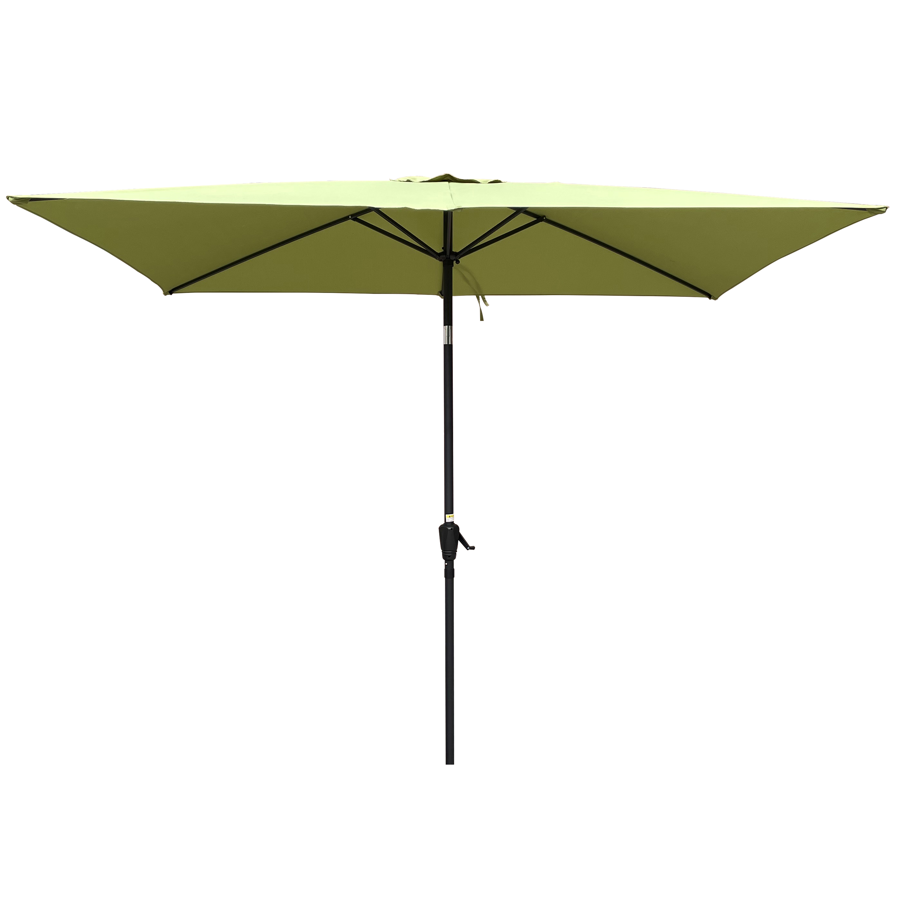 6 x 9ft  Patio Umbrella Outdoor  Waterproof Umbrella with Crank and Push Button Tilt without flap for Garden Backyard Pool  Swimming Pool Market