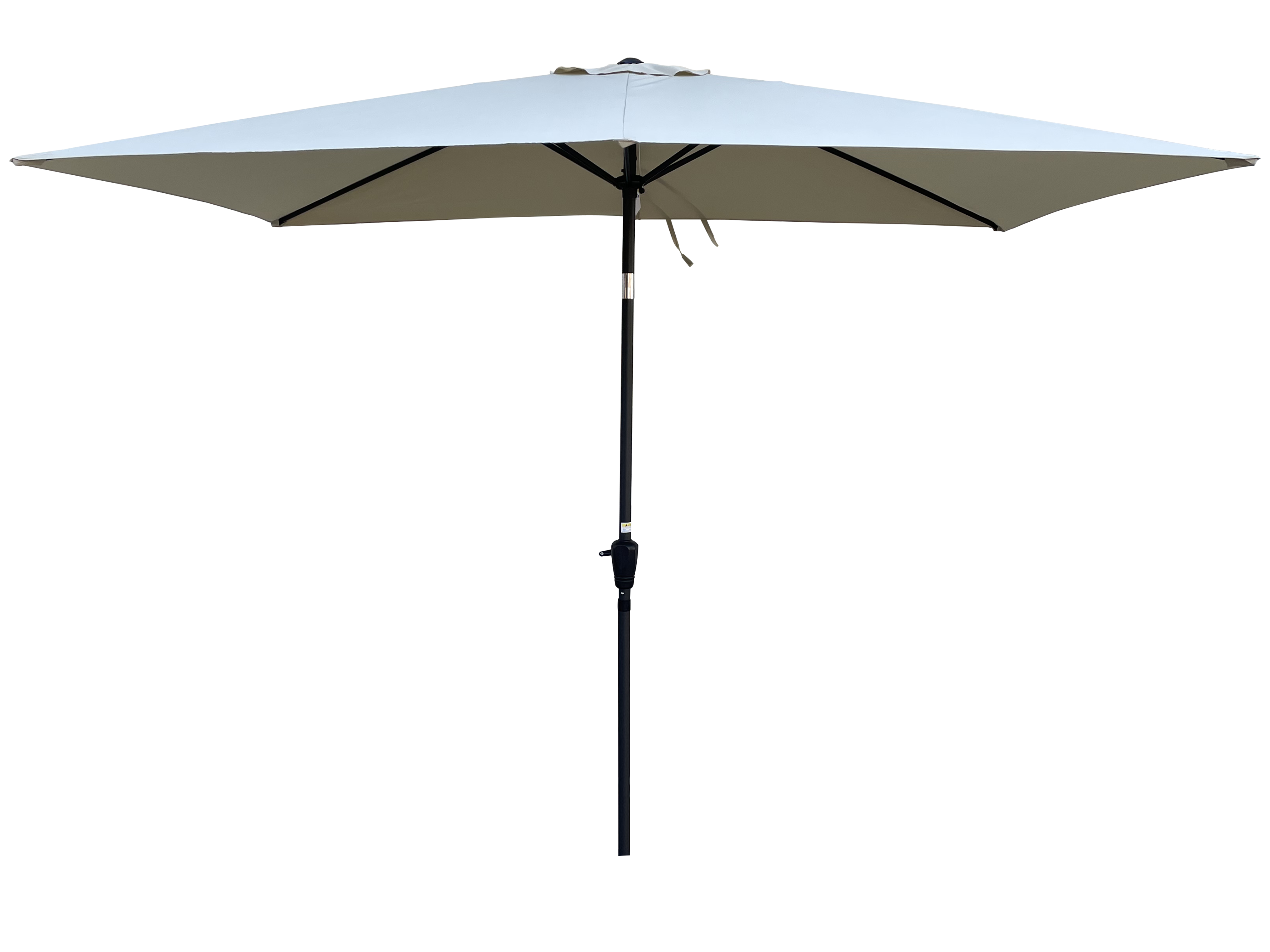 6 x 9ft  Patio Umbrella Outdoor  Waterproof Umbrella with Crank and Push Button Tilt without flap for Garden Backyard Pool  Swimming Pool Market