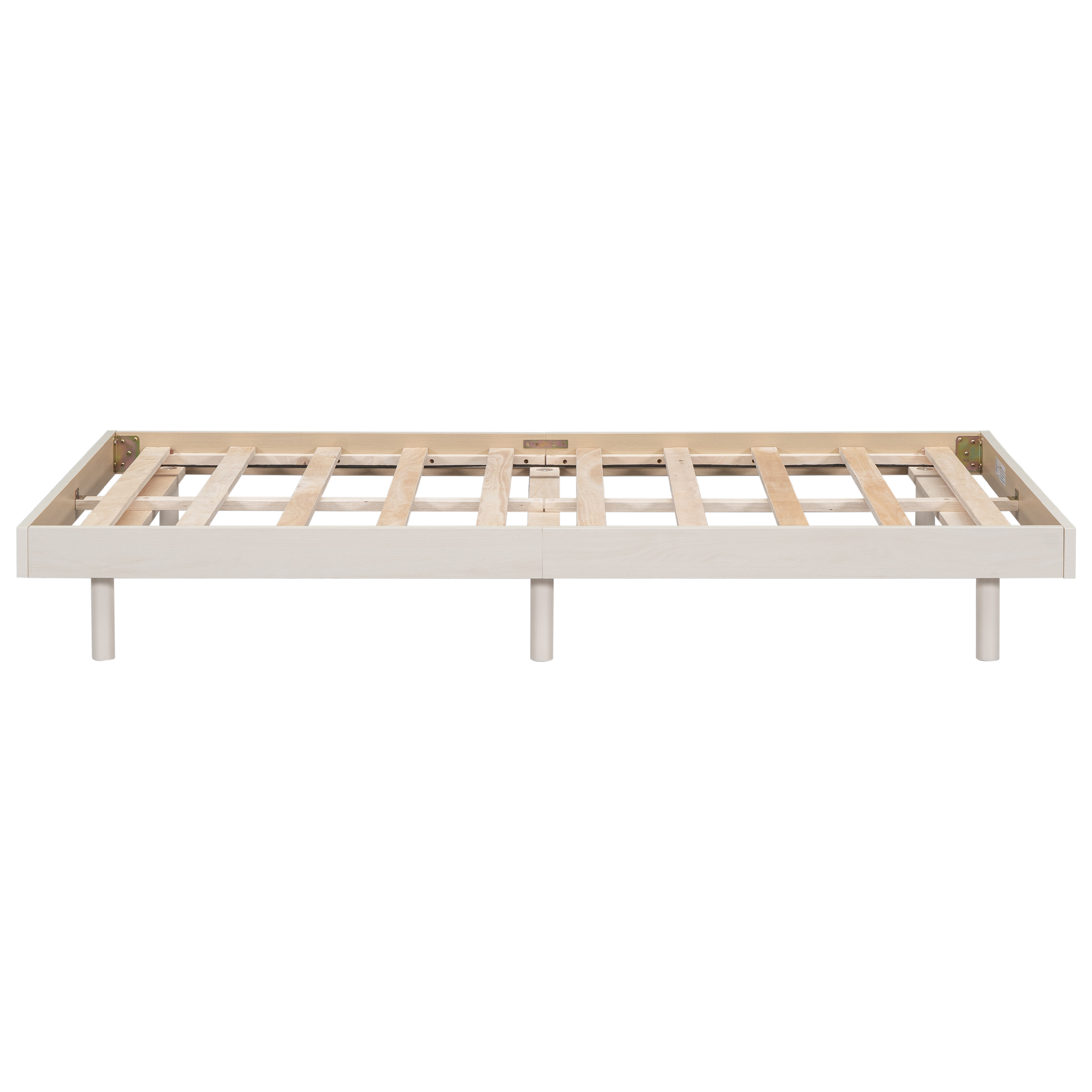 Modern Design Twin Size Floating Platform Bed Frame for White Washed Color