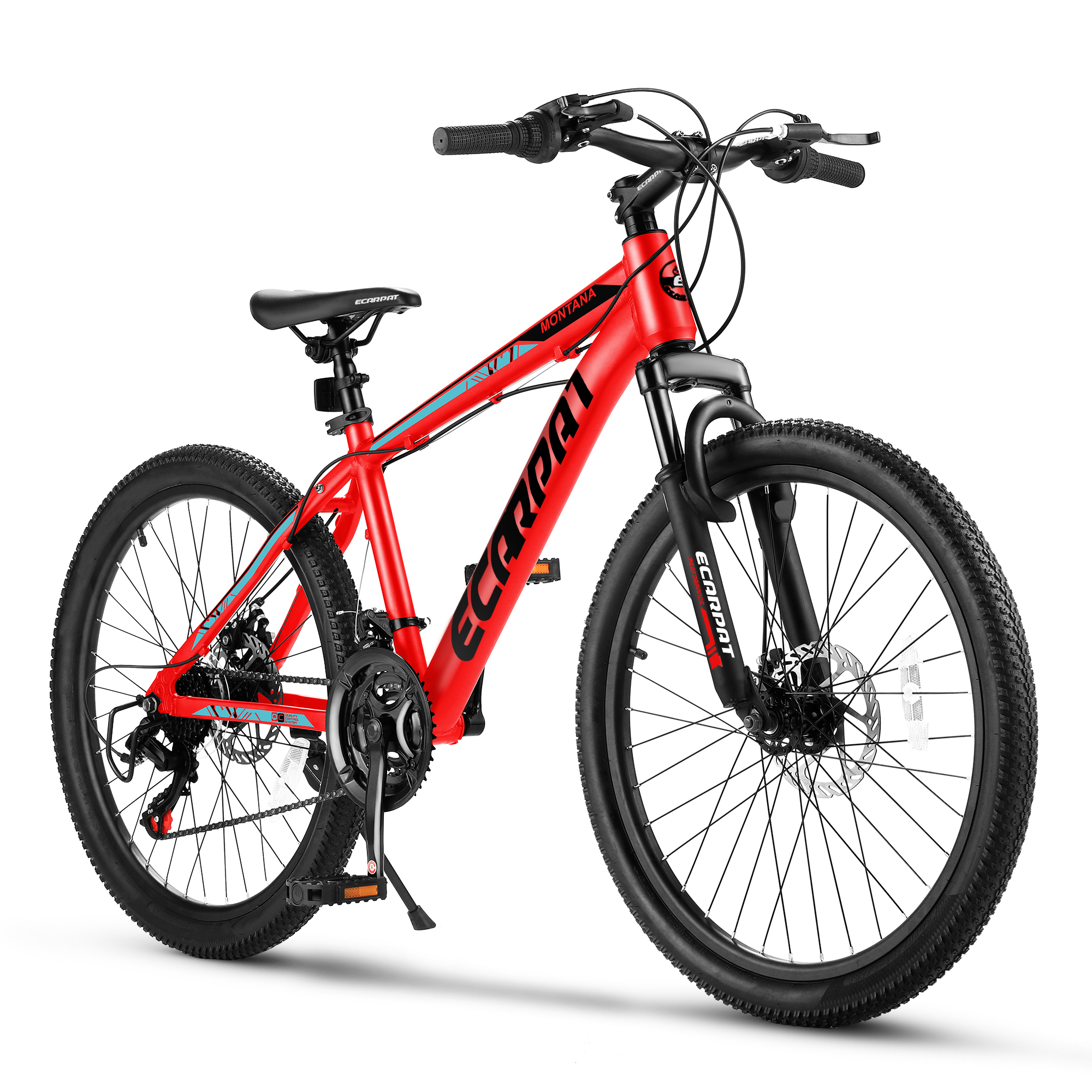 A24299 24 inch Mountain Bike Bicycle for Adults Aluminium Frame Bike Shimano 21-Speed with Disc Brake