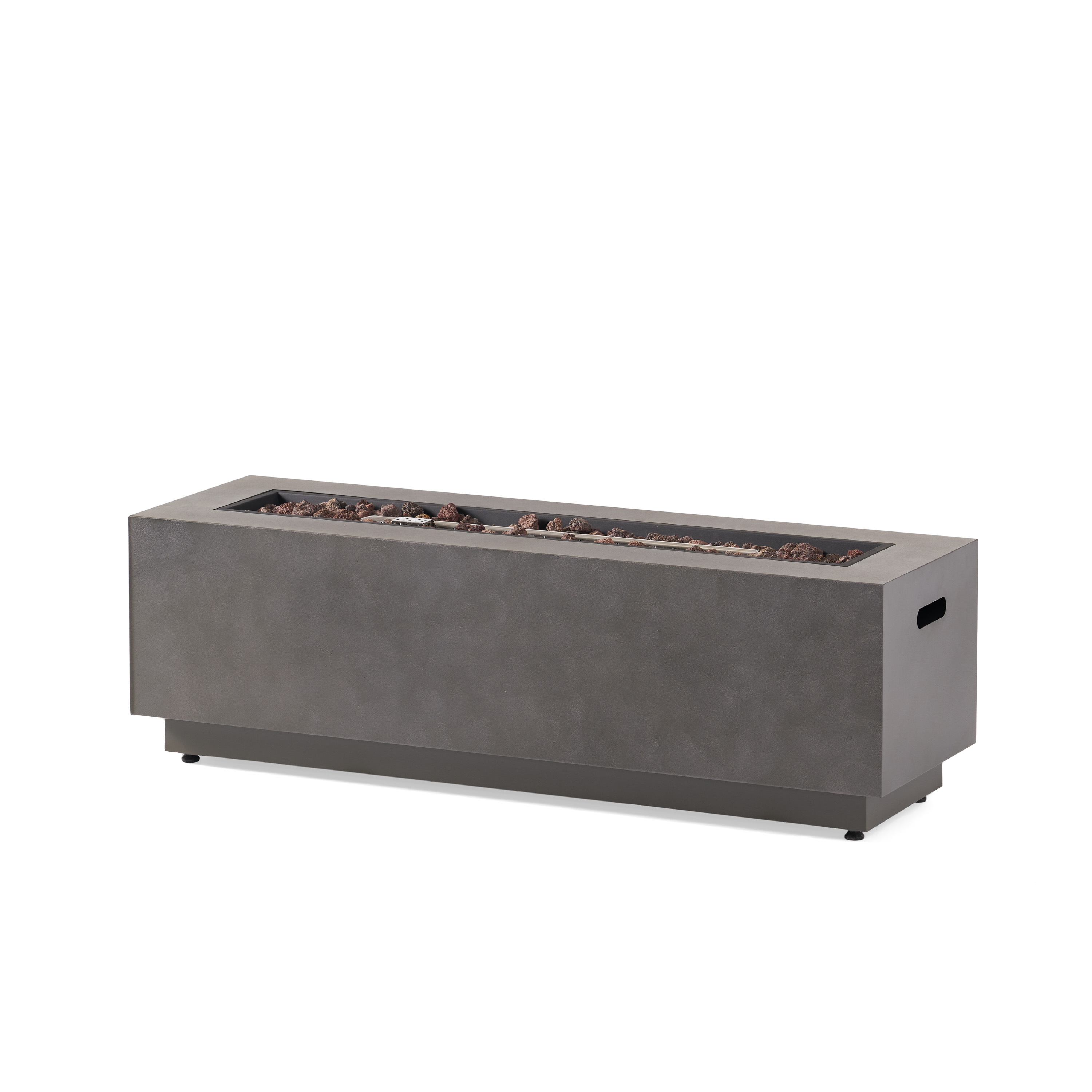 [Ship to Canada only]RECTANGULAR IRON FIRE PIT - 50000BTU (Tank cover not included)