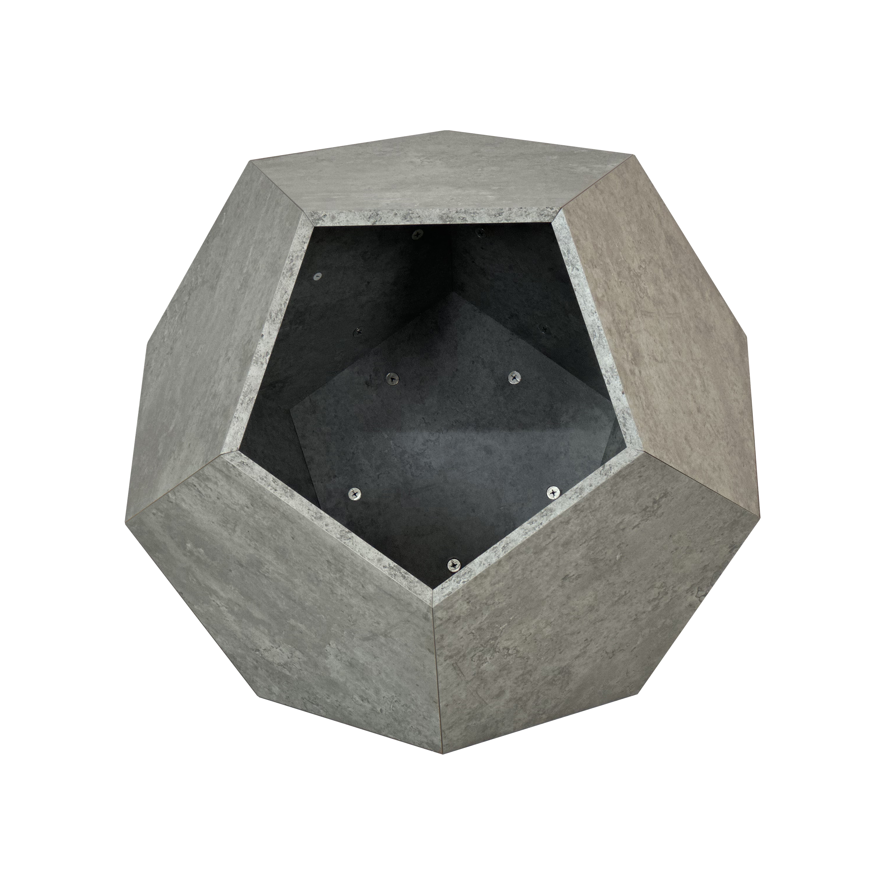 25.98 "Shape Modern Pet Furniture Cat's Nest Side Table, Sofa Side Several MDF Multi-functional Furniture, Cement Grey