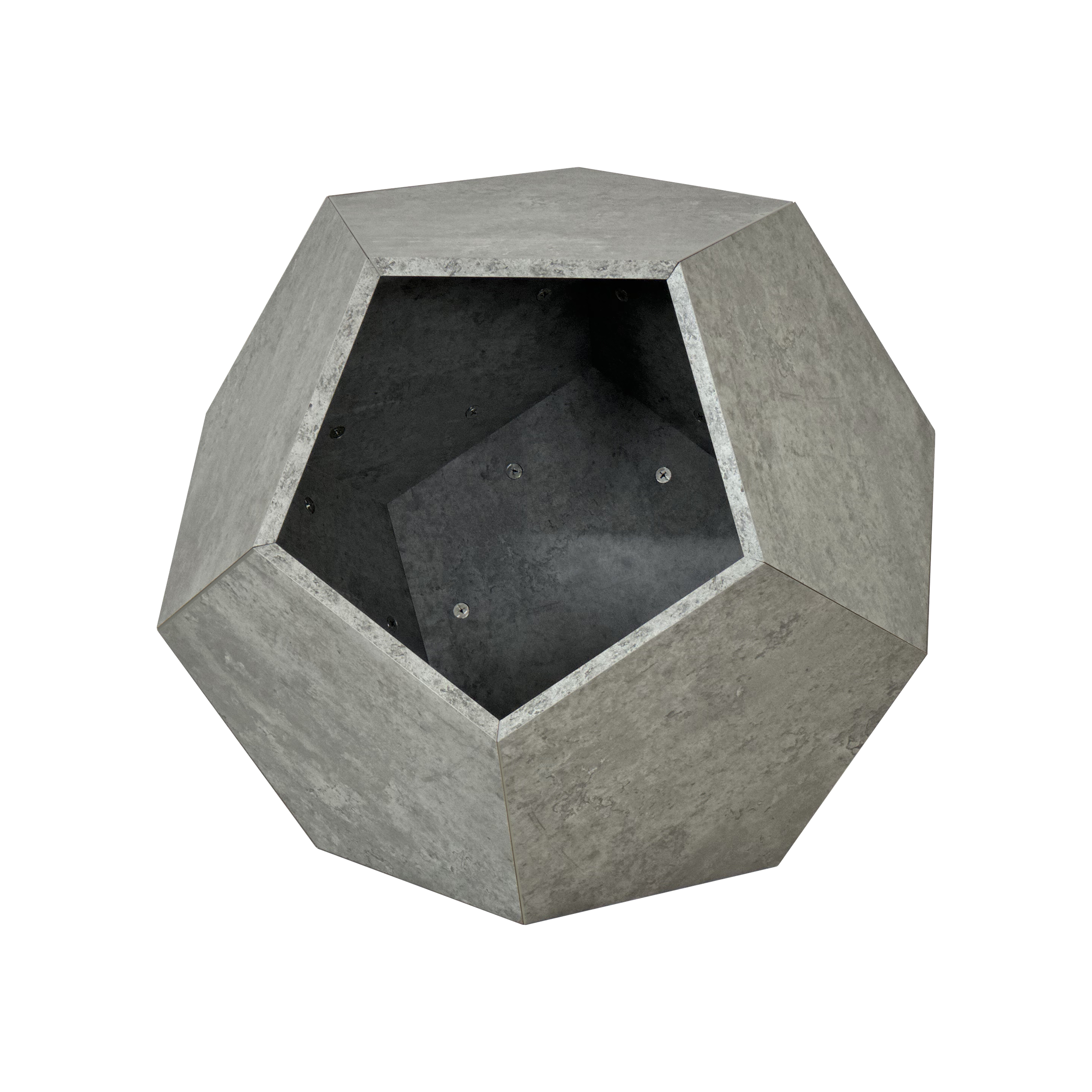 25.98 "Shape Modern Pet Furniture Cat's Nest Side Table, Sofa Side Several MDF Multi-functional Furniture, Cement Grey