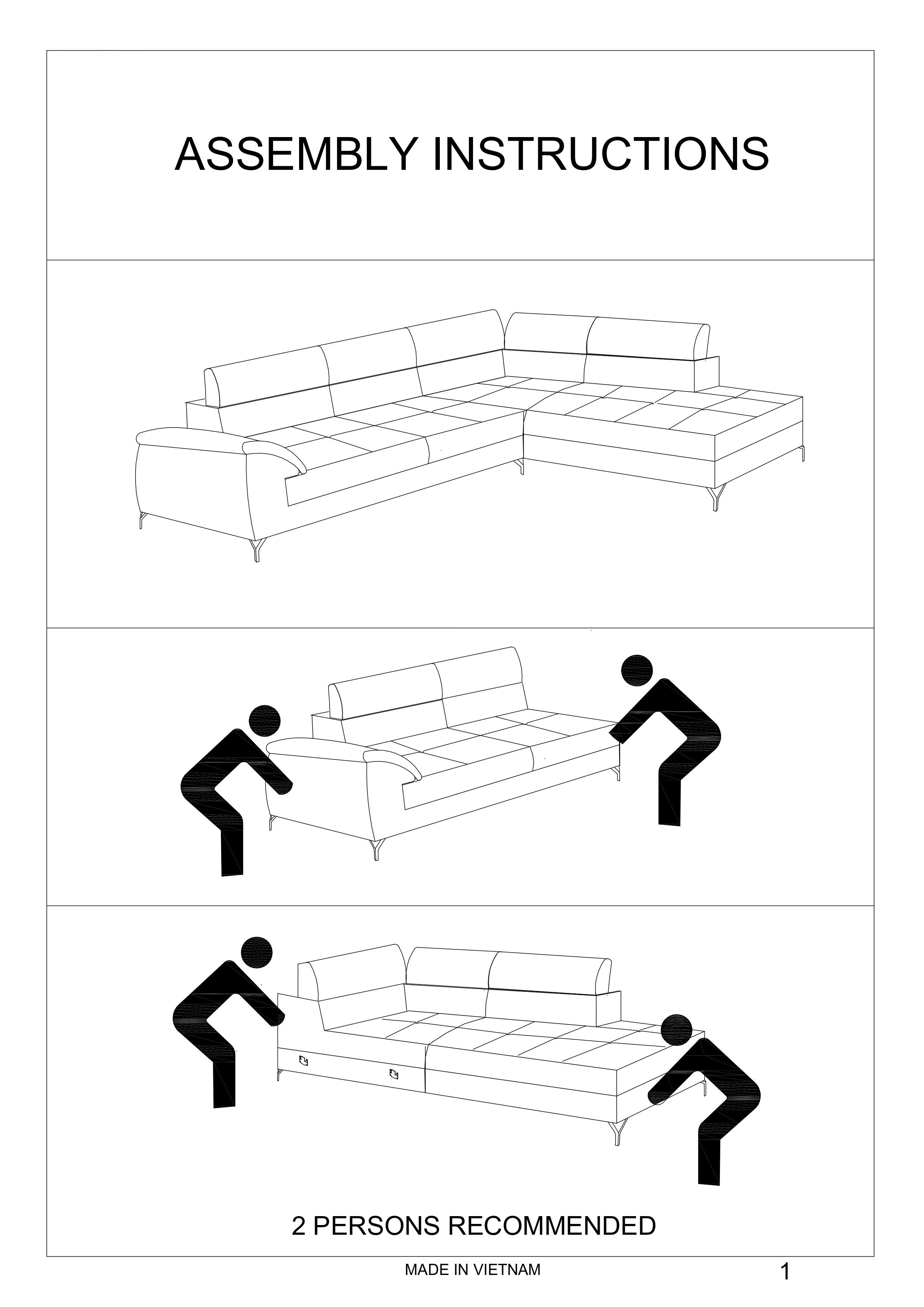 White Color Sectional Couch 2pc Set Living Room Furniture Faux Leather Right Facing Chaise And Left Facing Sofa Metal Legs