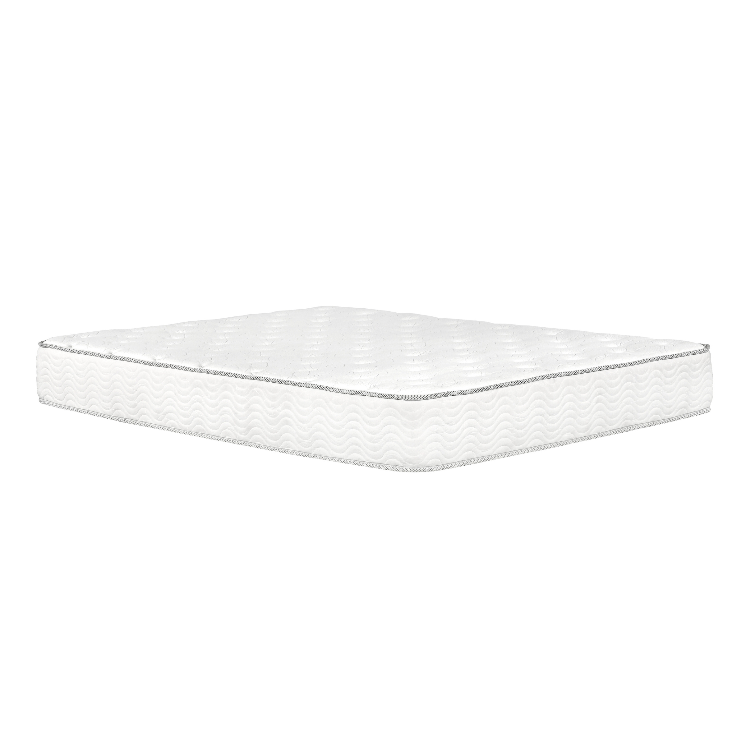 Premium 9 in. Medium Pocket Bed in a Box Spring Mattress - King Size, White