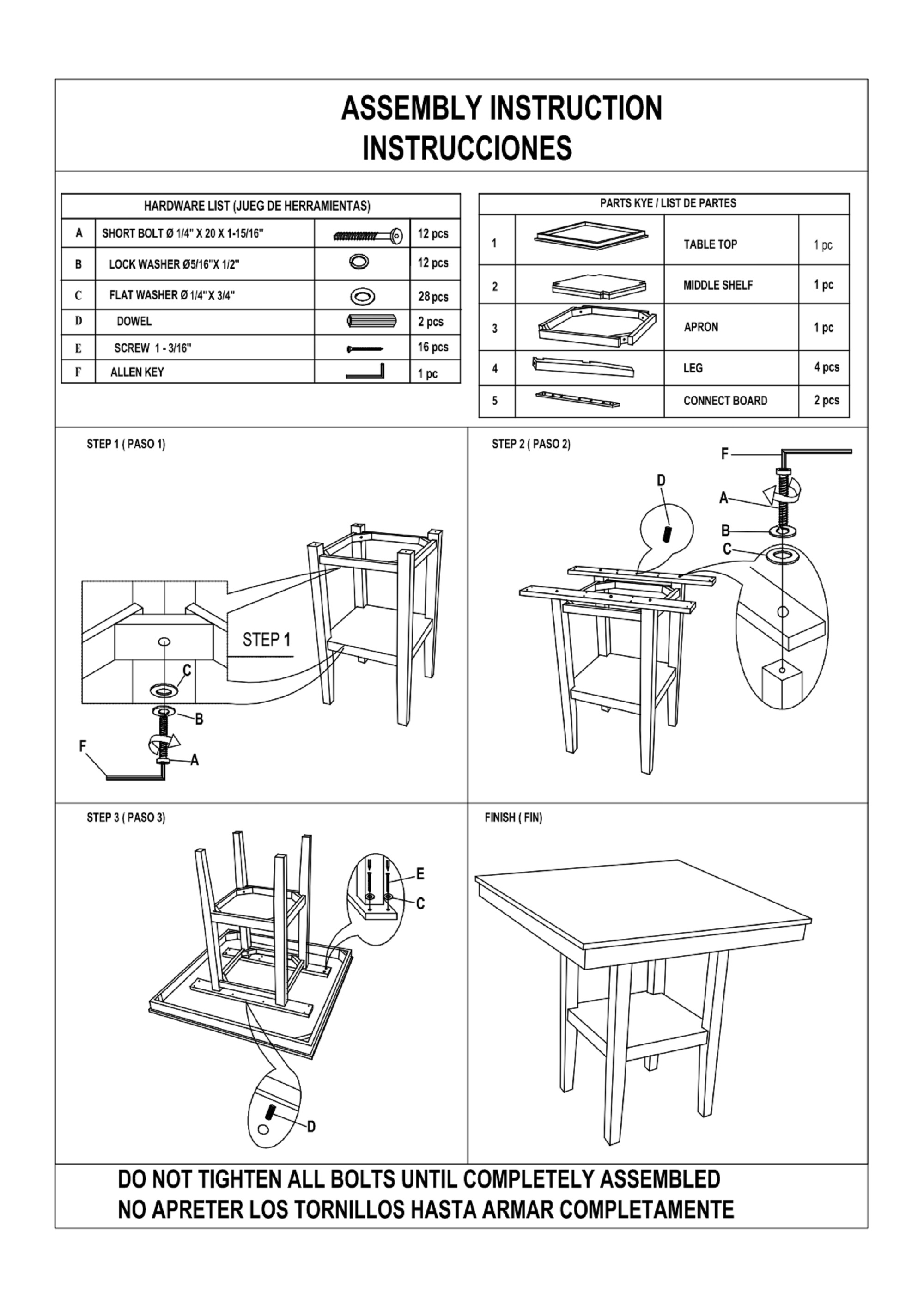 Rustic Farmhouse 5-Pc Counter Height Dining Set Square Table Wood Top Bottom Display Shelf Linen Look Fabric Upholstery Chair Wooden Dining Room Furniture Black Light Gray Two Tone Finish Dinette