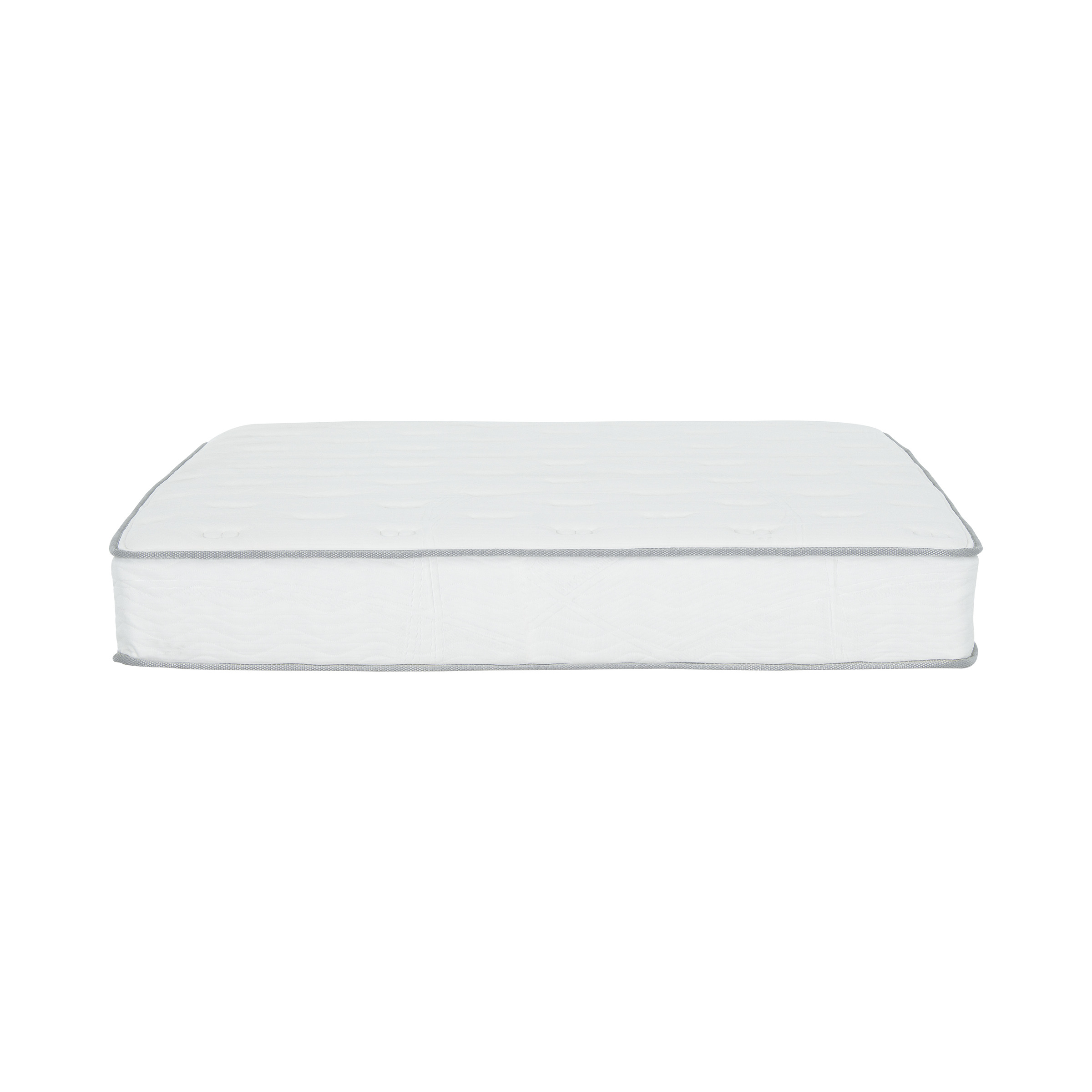 Premium 9 in. Medium Pocket Bed in a Box Spring Mattress - King Size, White