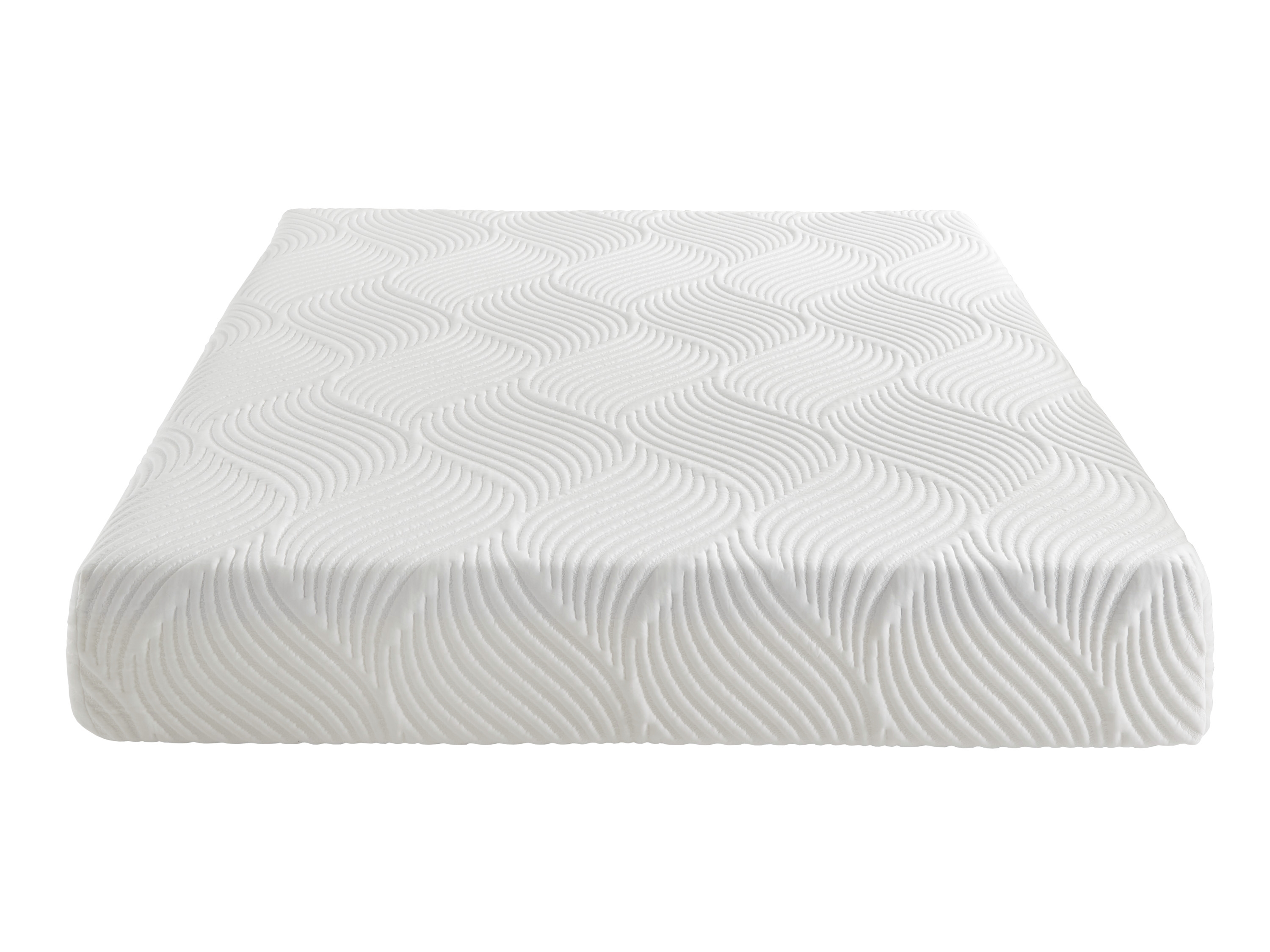 10" California King Mattress Breathable Cool Gel Memory Foam Mattress, White, Mattress in a Box, Comfort Mattress