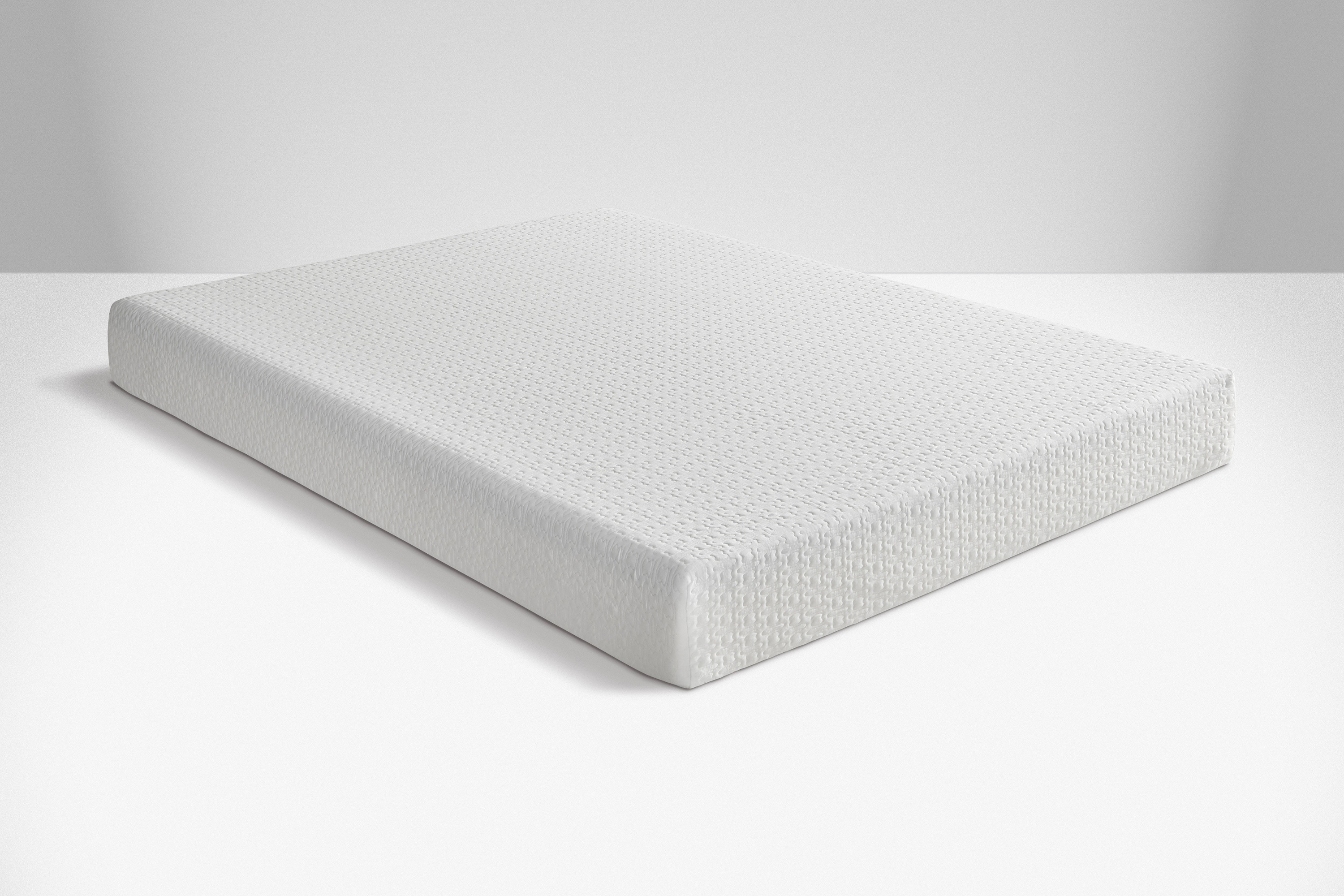 8" Queen Mattress Breathable Cool Gel Memory Foam Mattress, White, Mattress in a Box, Firm Comfort Mattress