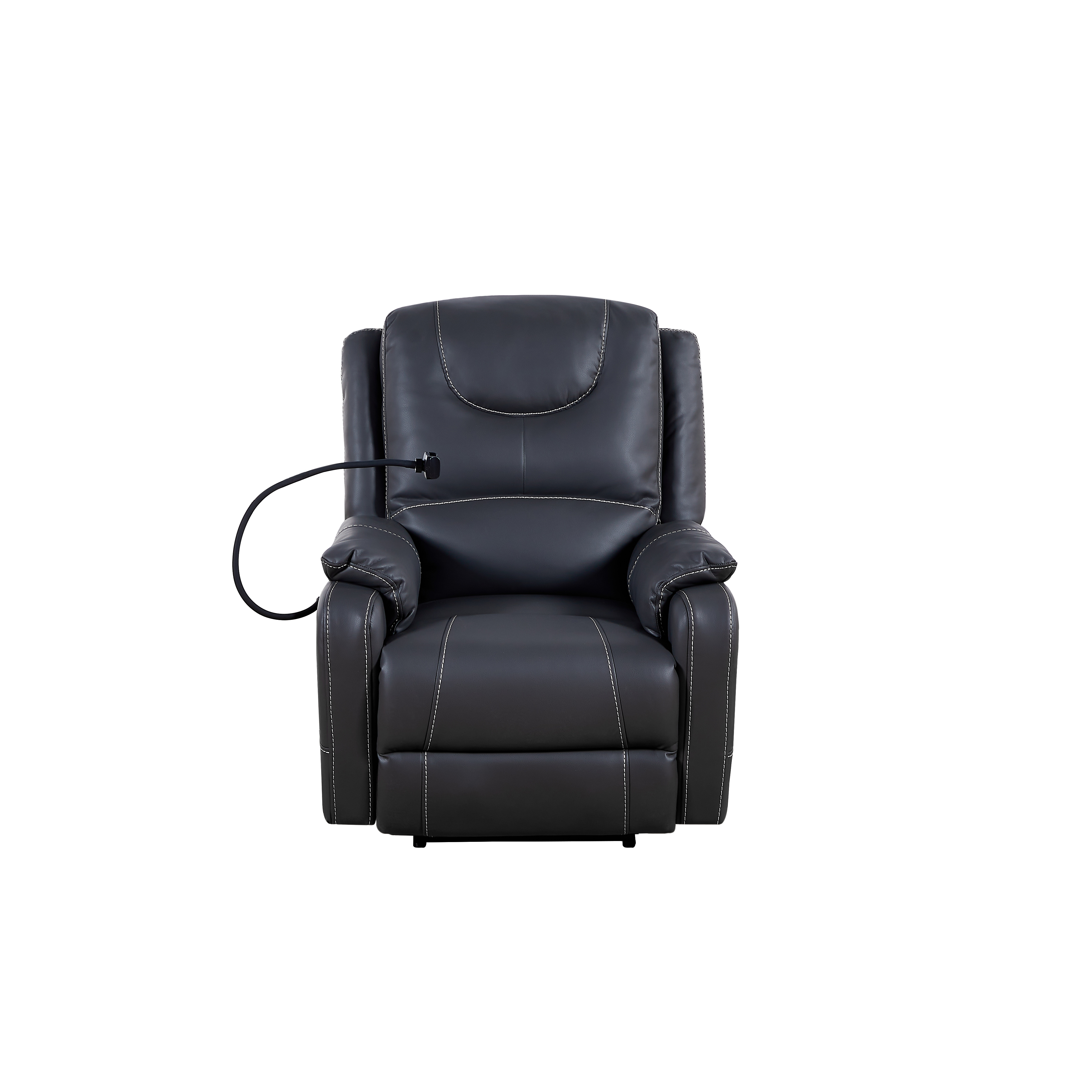 Liyasi Zero Gravity Power Recliner with comfortable lying degree, Massage, Heating and Phone Holder, Side Pockets, USB Charge Ports, Enjoy extreme relaxation