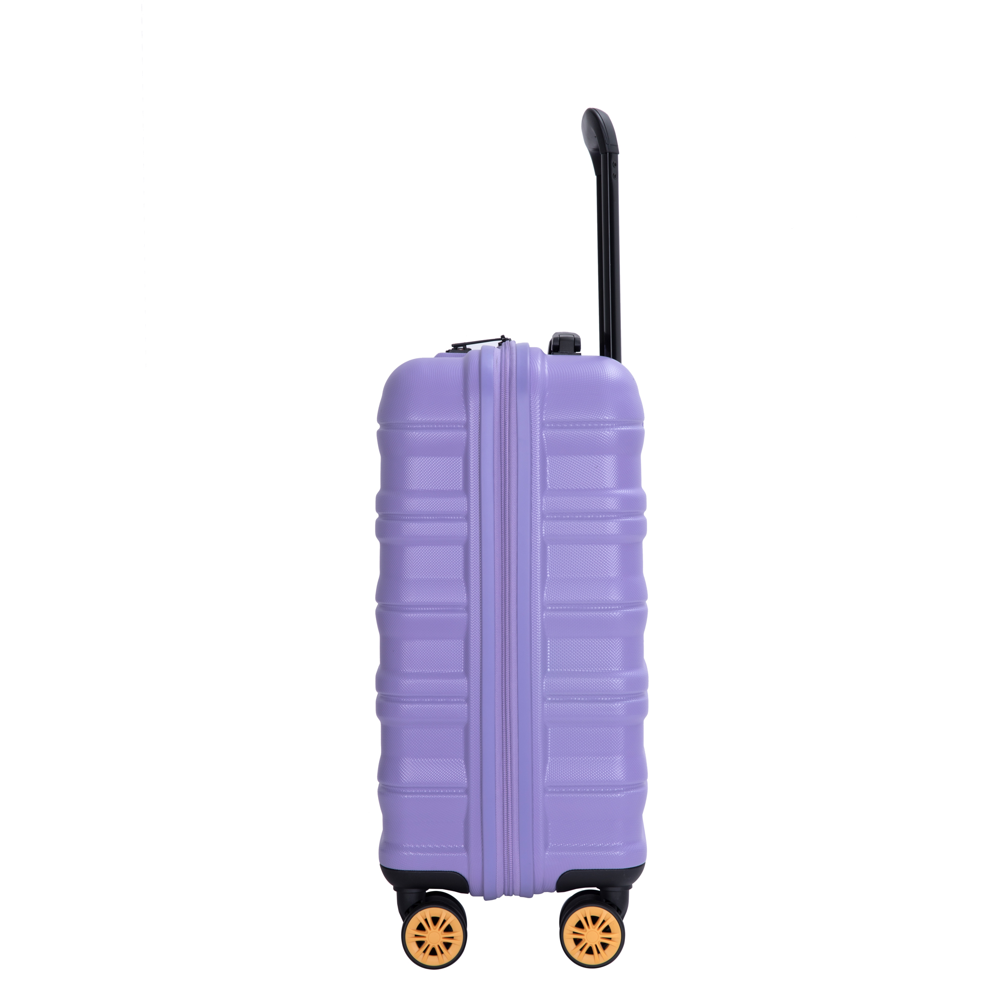 Carry On Luggage  Airline Approved18.5" Carry On Suitcase With TSA Approved Carry On Luggage With Wheels Carry on Bag Hard Shell Suitcases, LIGHT PURPLE