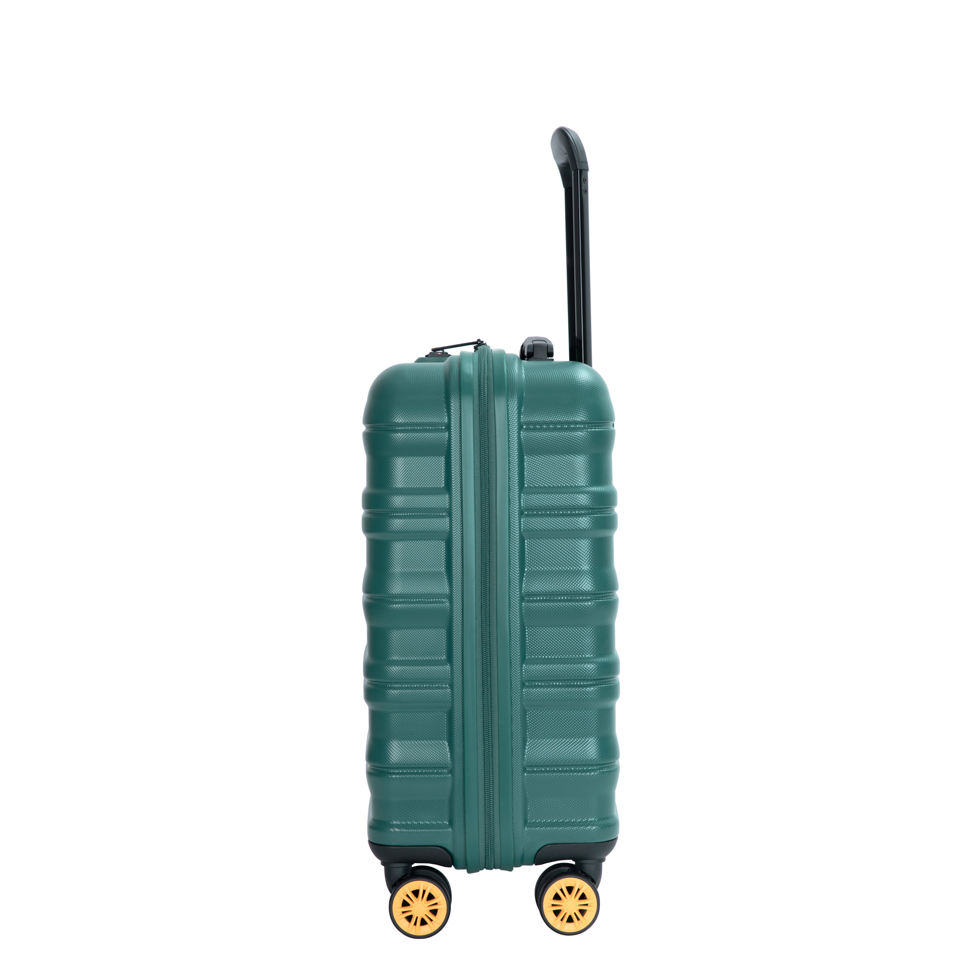 Carry On Luggage  Airline Approved18.5" Carry On Suitcase With TSA Approved Carry On Luggage With Wheels Carry on Bag Hard Shell Suitcases, DARK GREEN