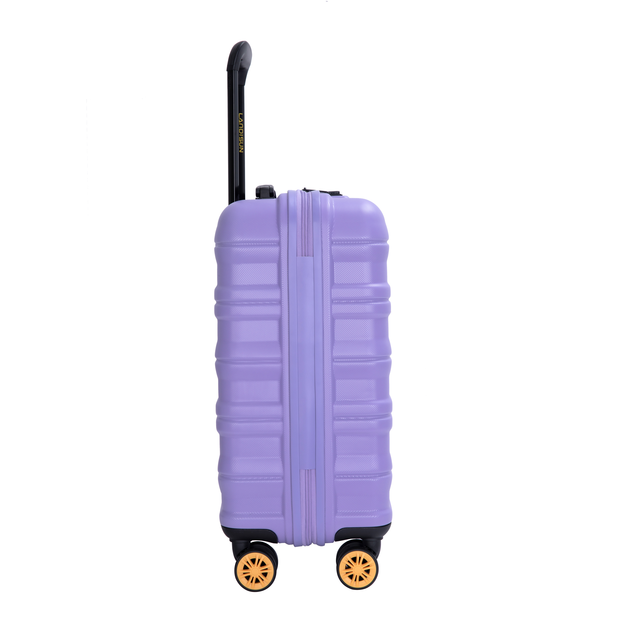 Carry On Luggage  Airline Approved18.5" Carry On Suitcase With TSA Approved Carry On Luggage With Wheels Carry on Bag Hard Shell Suitcases, LIGHT PURPLE