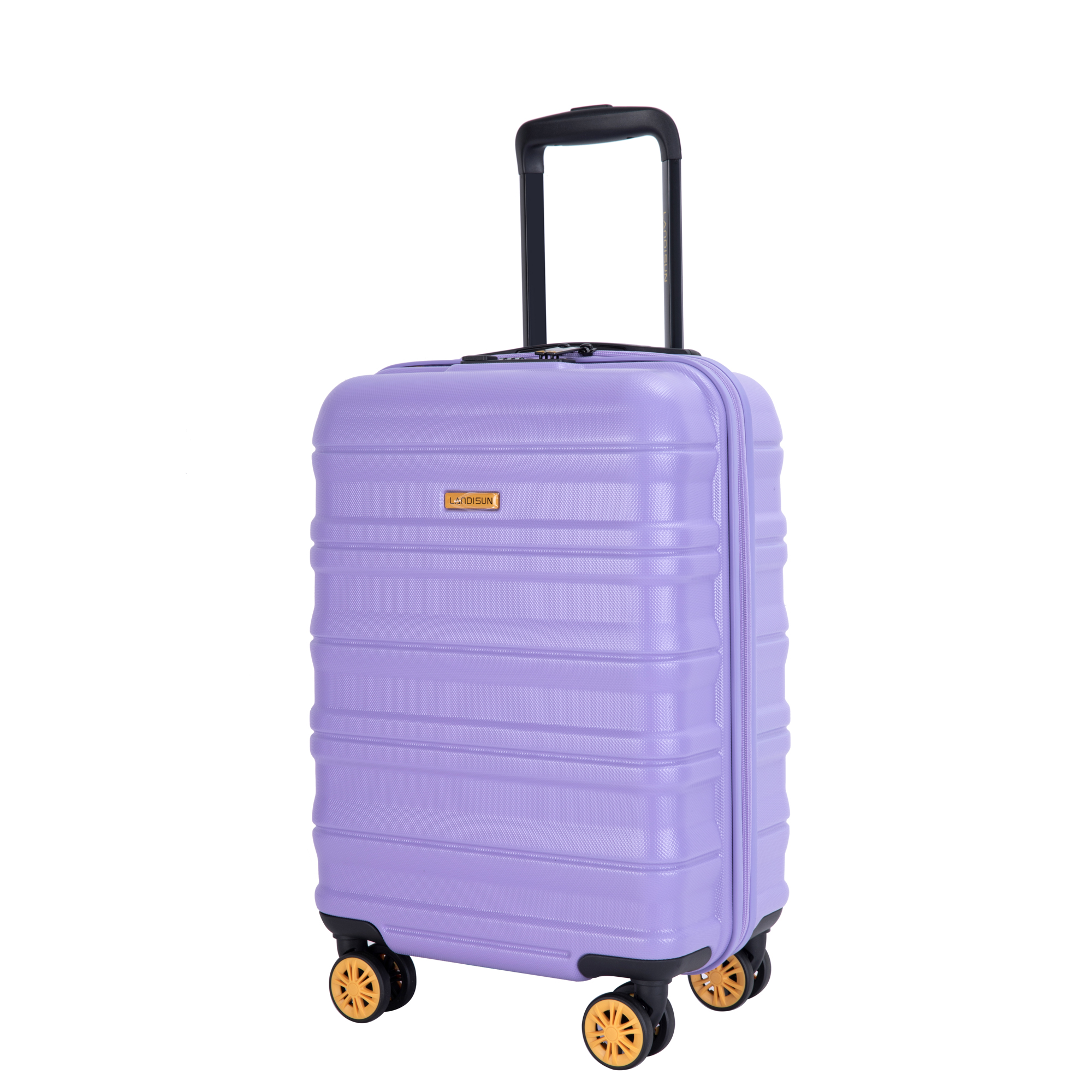 Carry On Luggage  Airline Approved18.5" Carry On Suitcase With TSA Approved Carry On Luggage With Wheels Carry on Bag Hard Shell Suitcases, LIGHT PURPLE