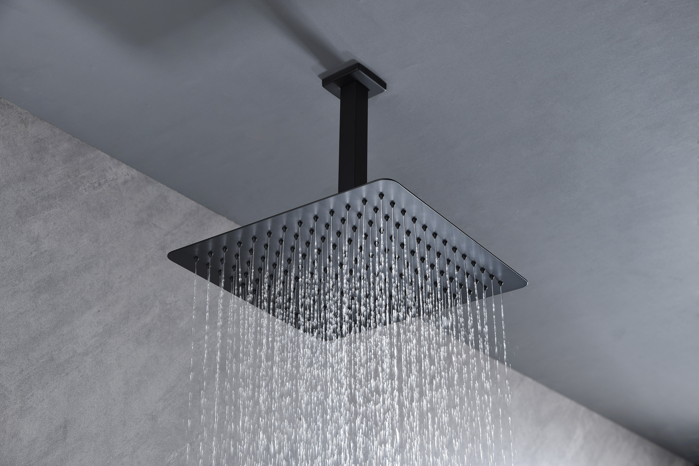 Rain Shower Head  High Pressure Rainfall Showerhead Water Saving