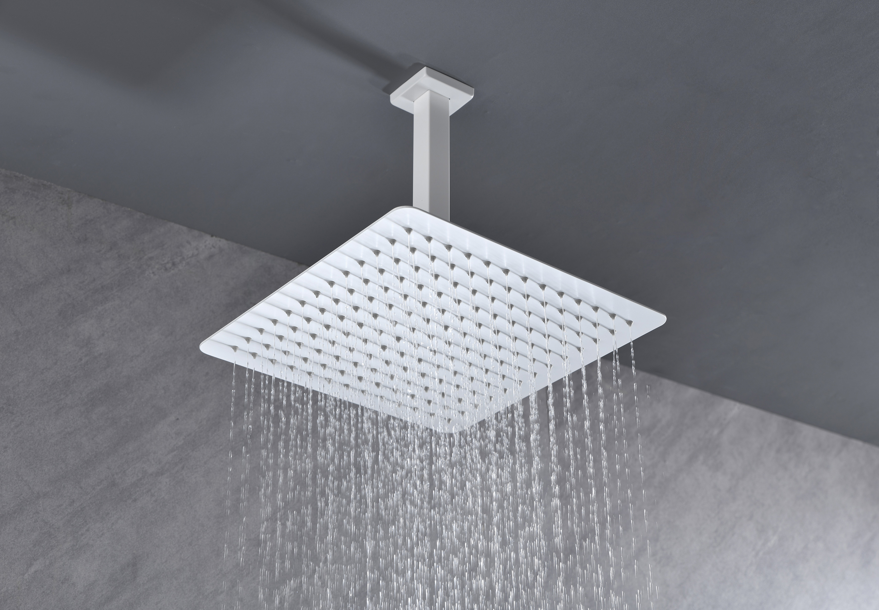 Rain Shower Head  High Pressure Rainfall Showerhead Water Saving