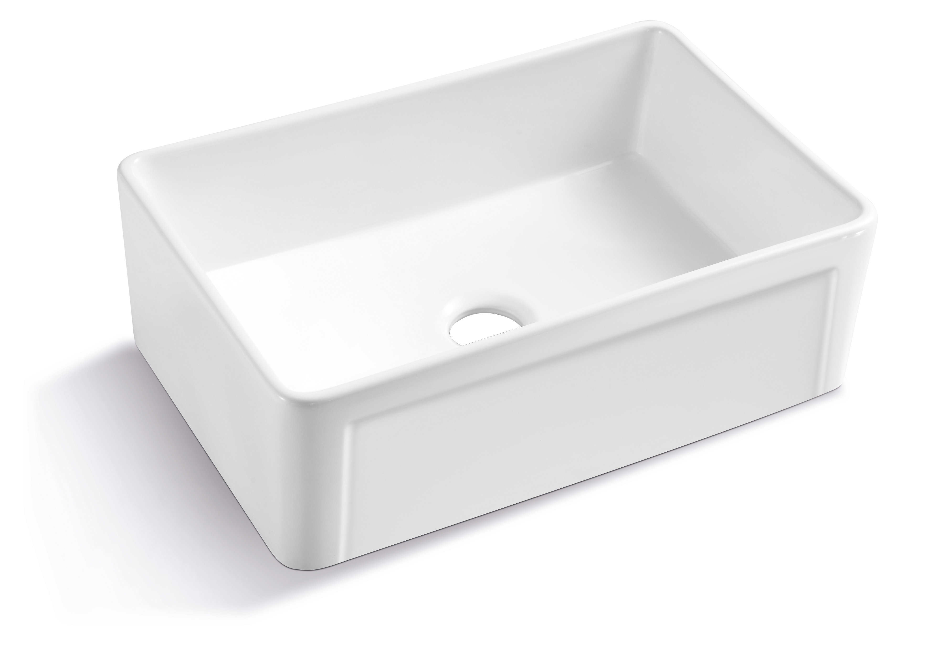 White Farmhouse Sink Deep Apron Sink Undermount Farmhouse Kitchen Sink Single Farm Sink