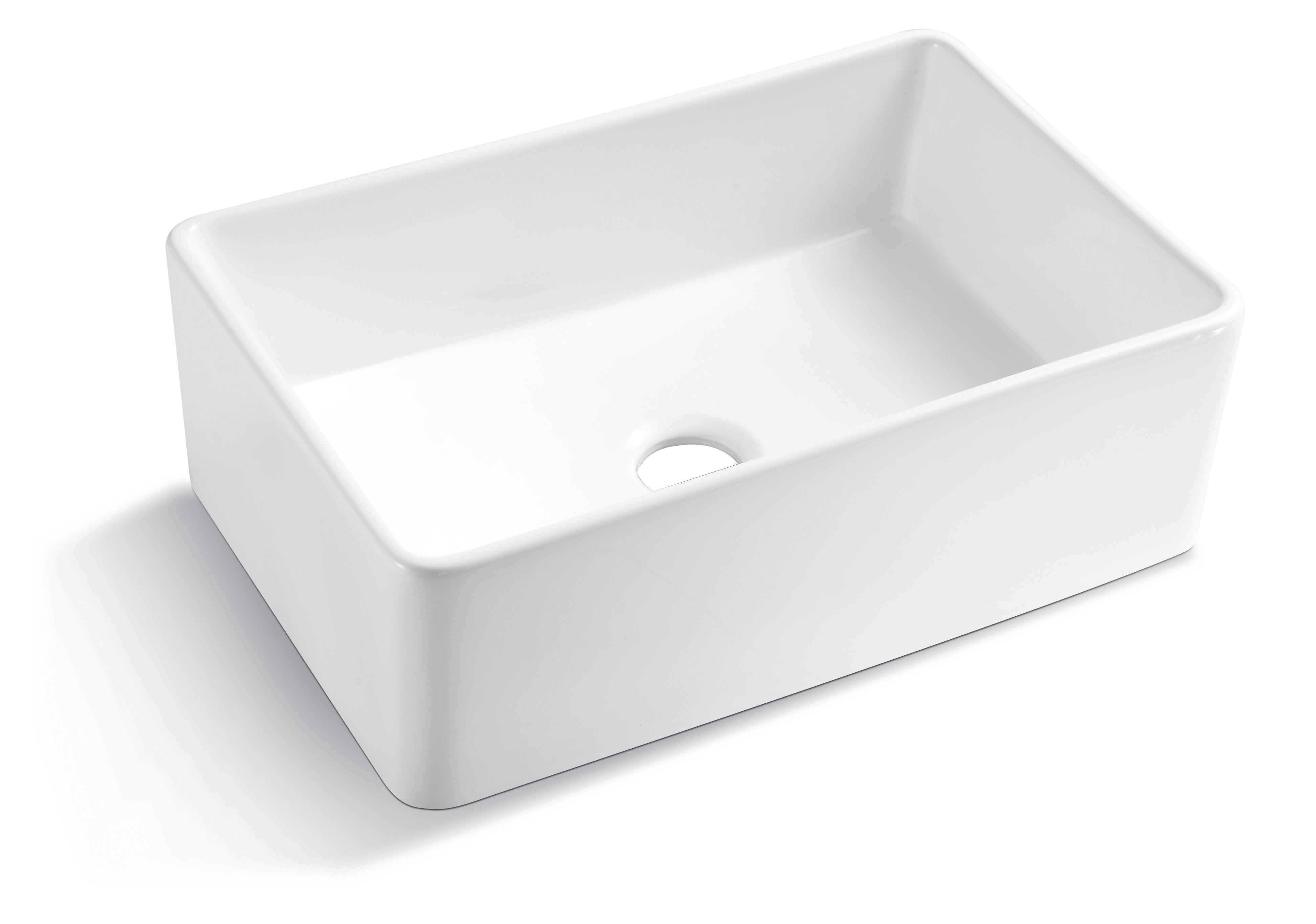 White Farmhouse Sink Deep Apron Sink Undermount Farmhouse Kitchen Sink Single Farm Sink